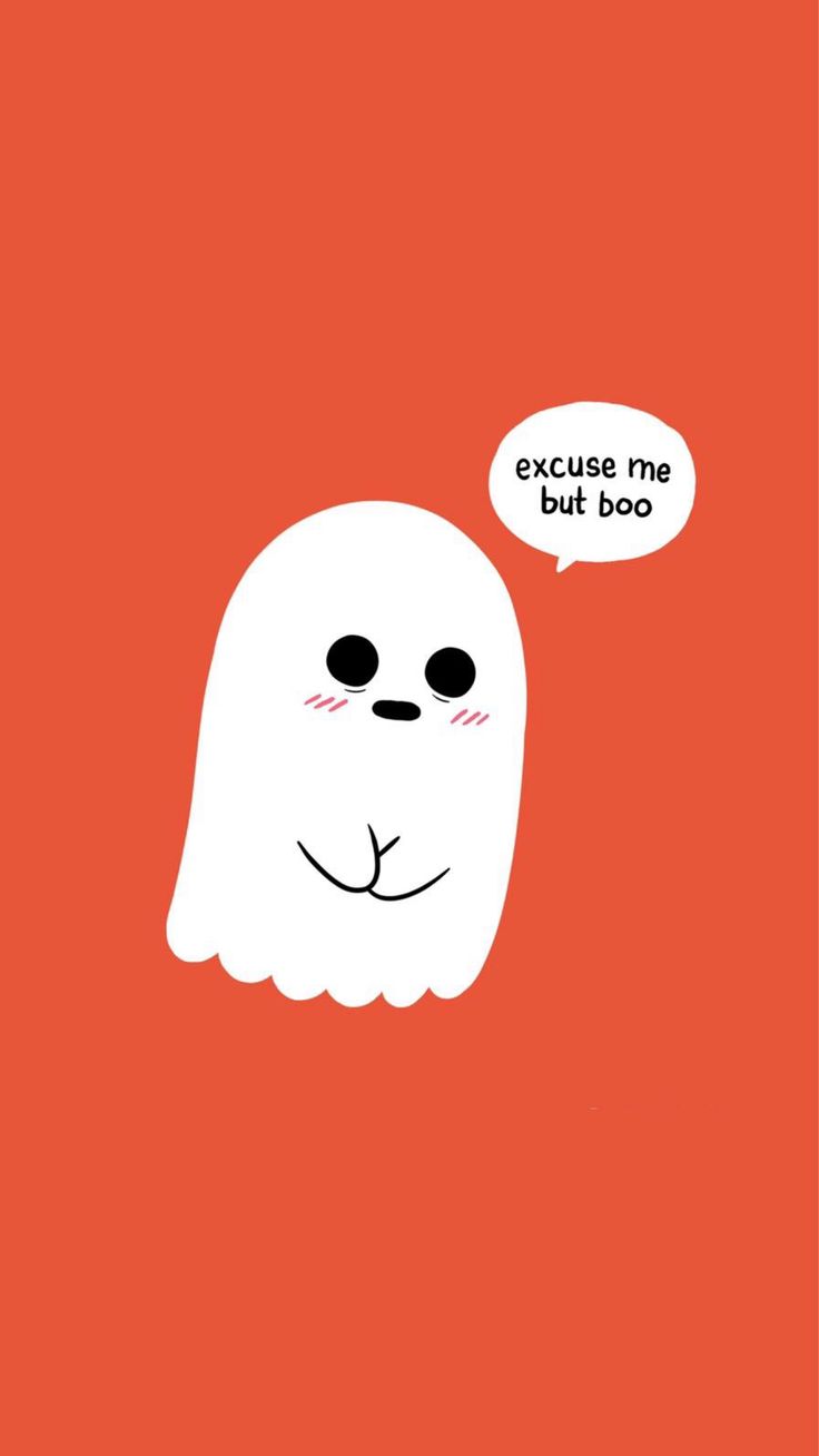 cute ghost wallpaper