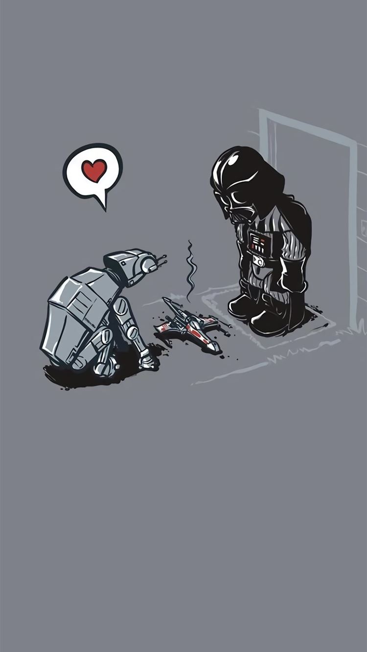 star wars darth vader x wing wife iPhone Wallpaper Free Download