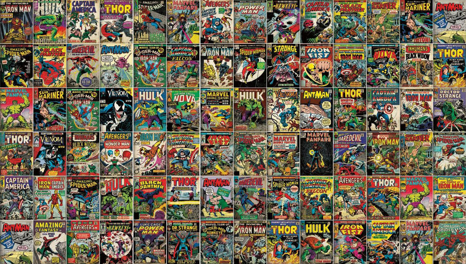 Marvel Comic Cover Wallpaper Mural