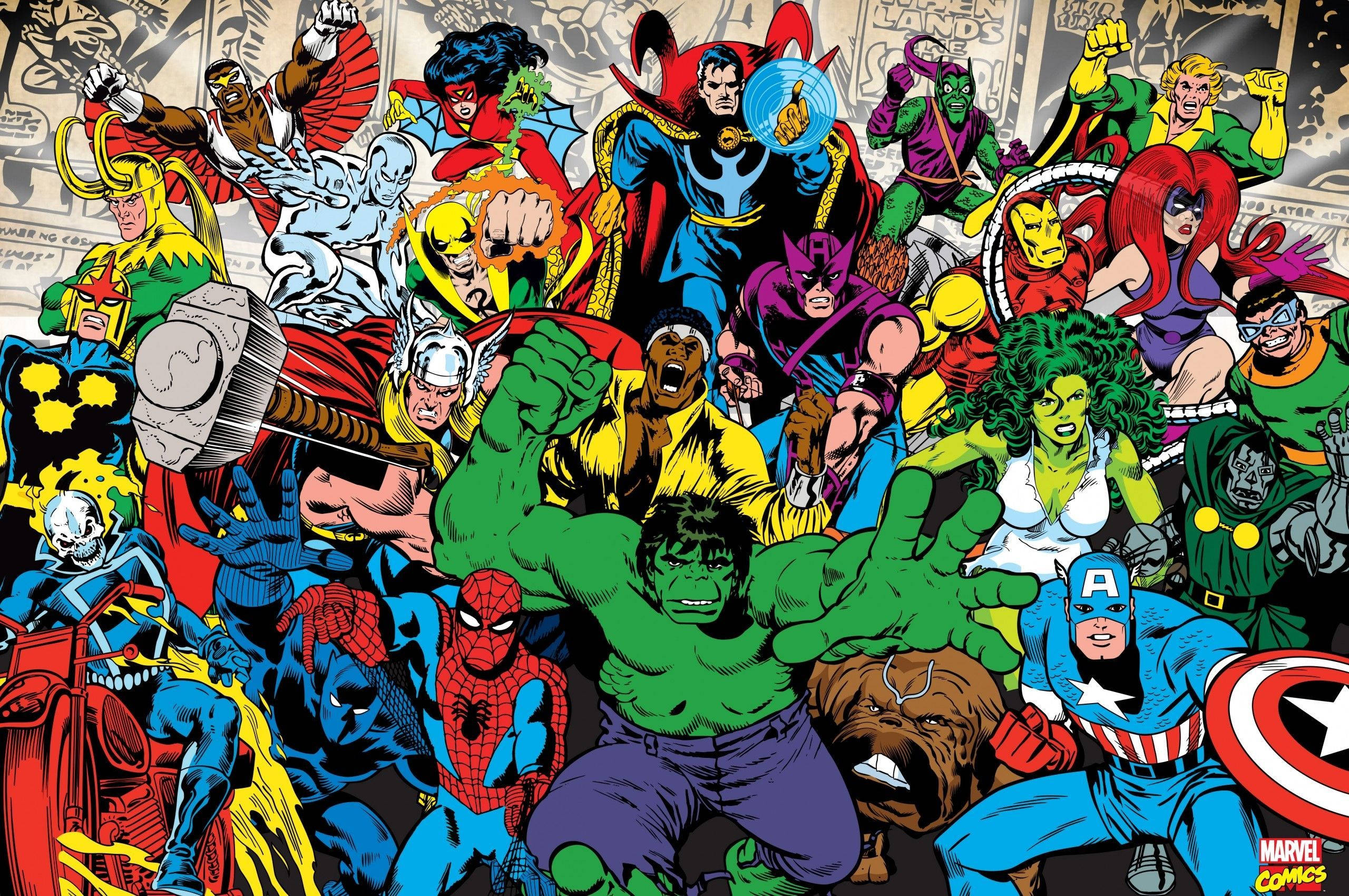 Download Marvel Villains Comics Cover Wallpaper