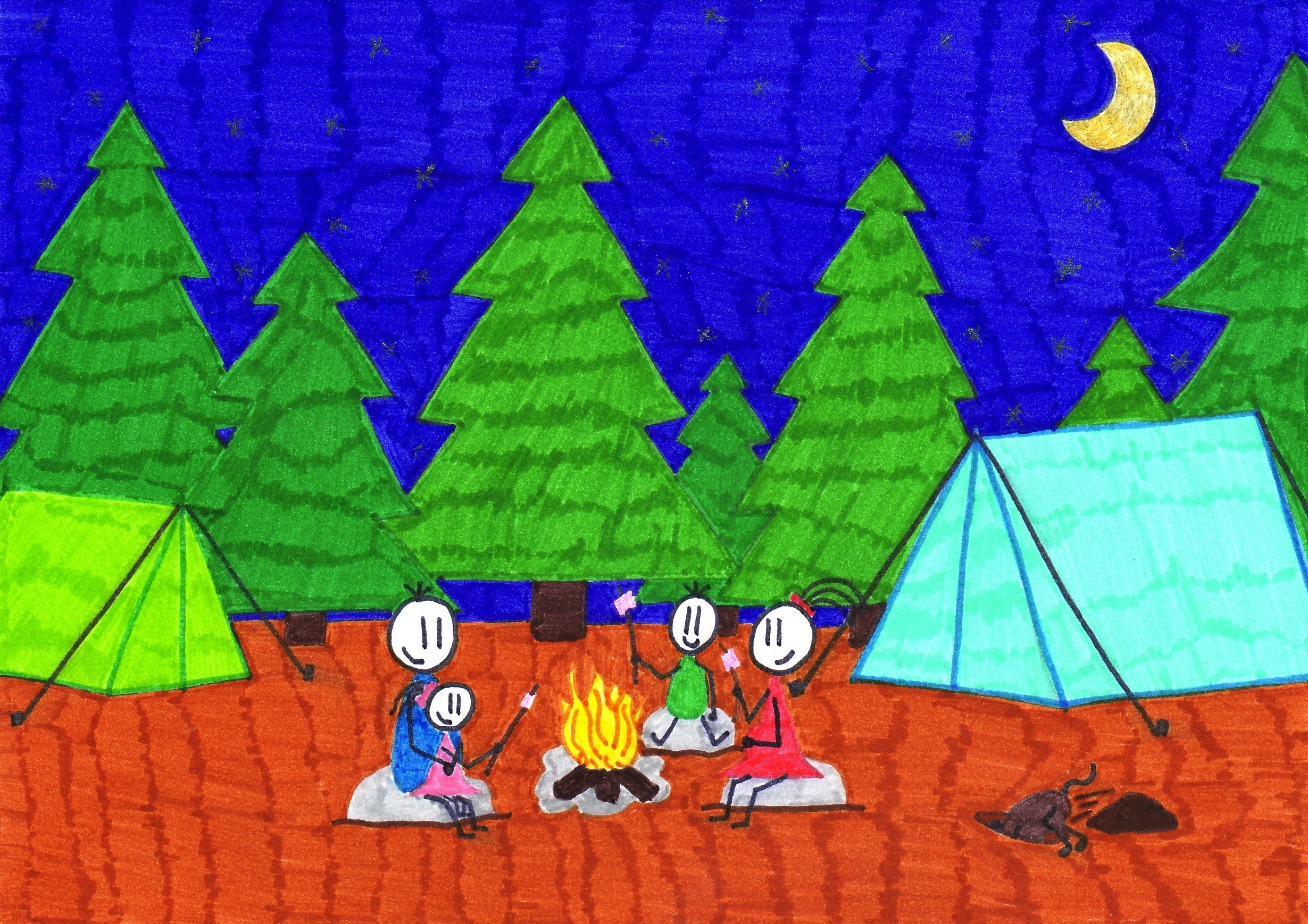 The Hotchner family - Camping trip & Emily Fan Art