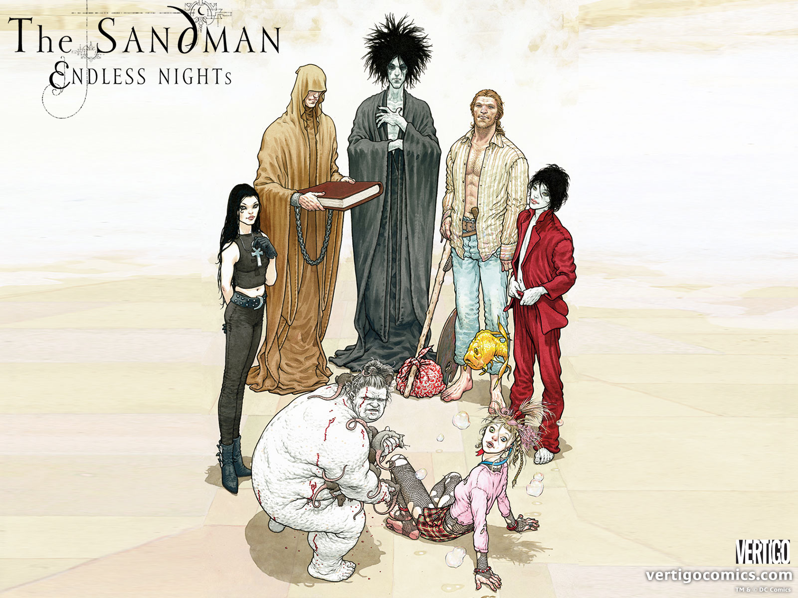 Download Comic The Sandman Wallpaper