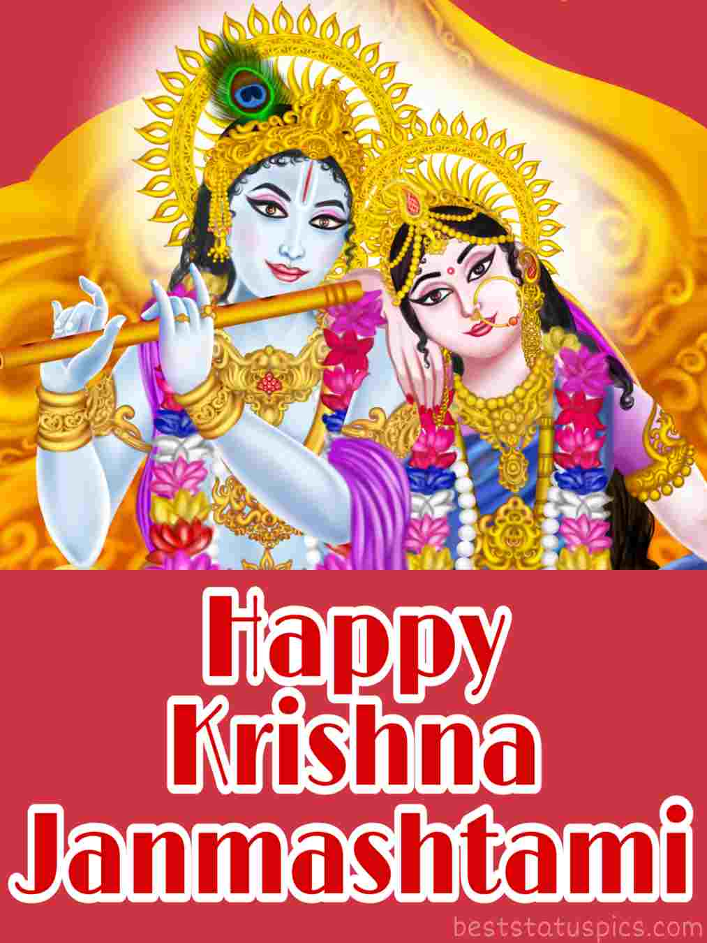 Happy Krishna Janmashtami 2022 Wishes Image, Pics Status Pics