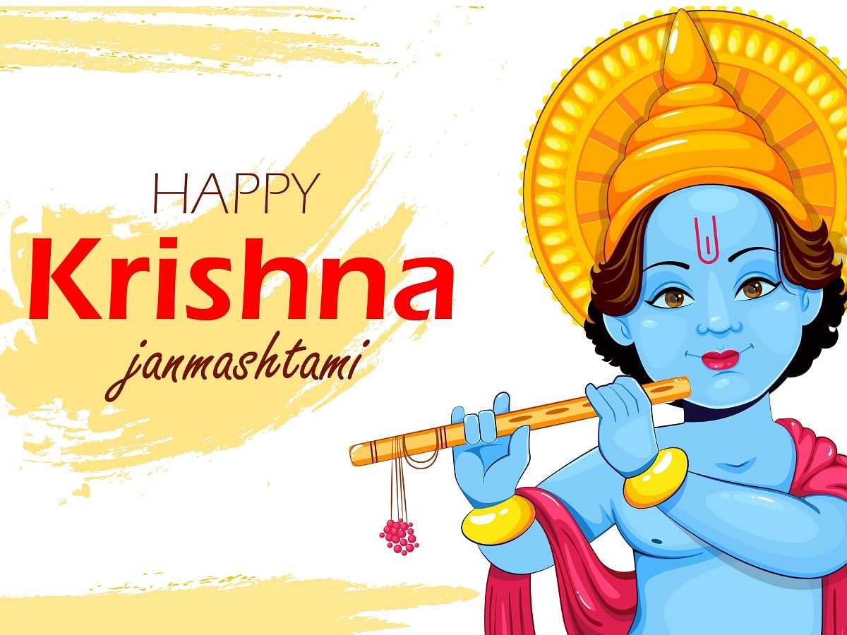 Happy Krishna Janmashtami 2022: HD Image, Wallpaper, Posters, WhatsApp Stickers, Facebook Status, Quotes, Messages, and Wishes