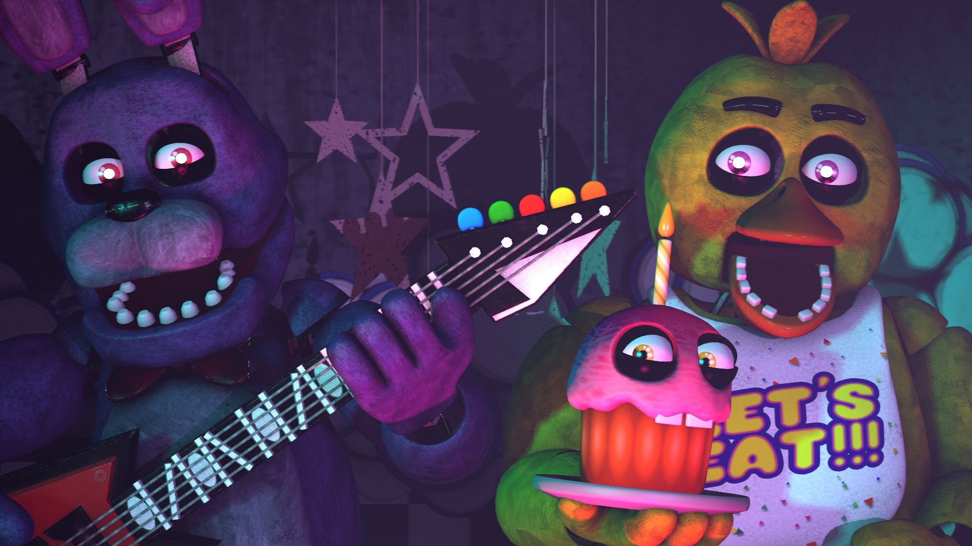 Bonnie And Chica. Fnaf wallpaper, Fnaf art, Fnaf