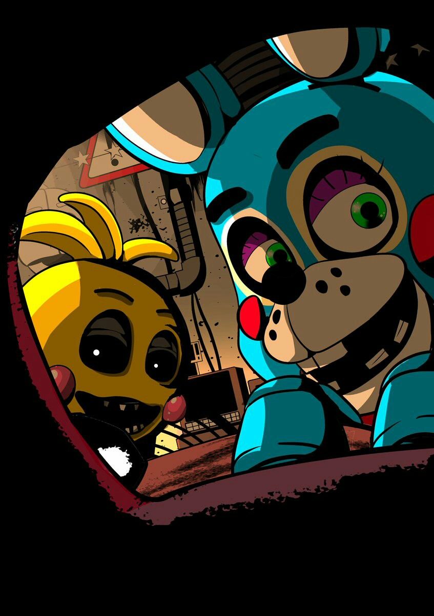 Toy Bonnie & Toy Chica. Fnaf, Fnaf art, Fnaf drawings