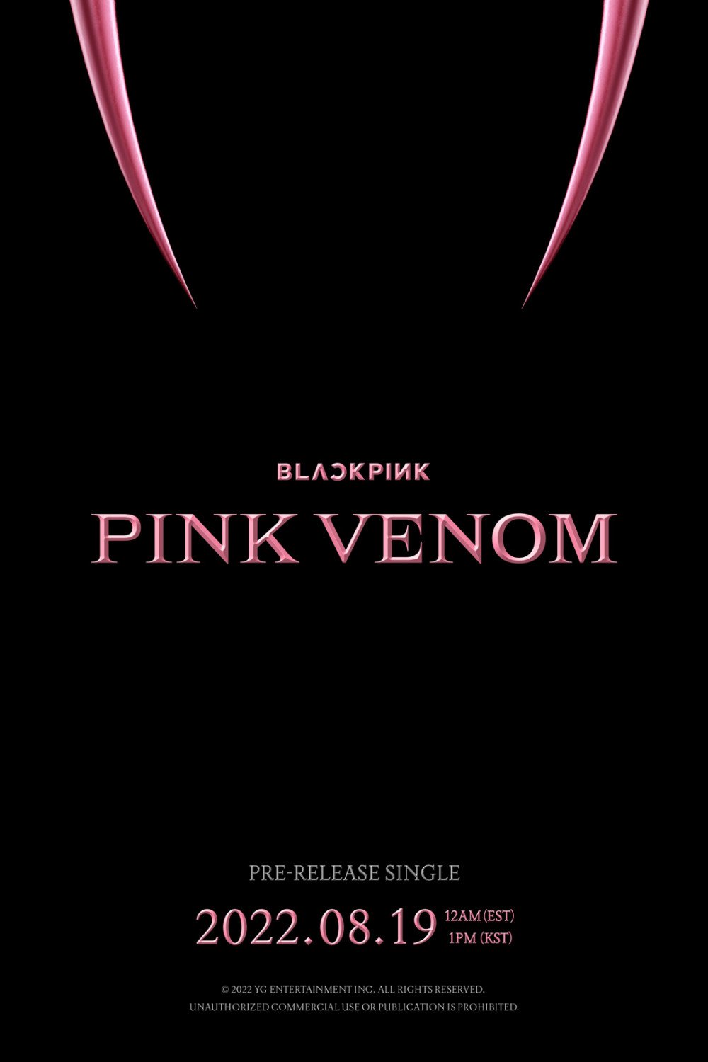 BLACKPINK drop a release poster for 'Pink Venom'