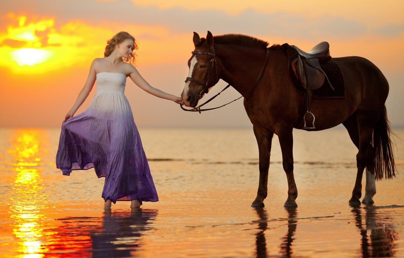 Women And Horse Wallpapers - Wallpaper Cave