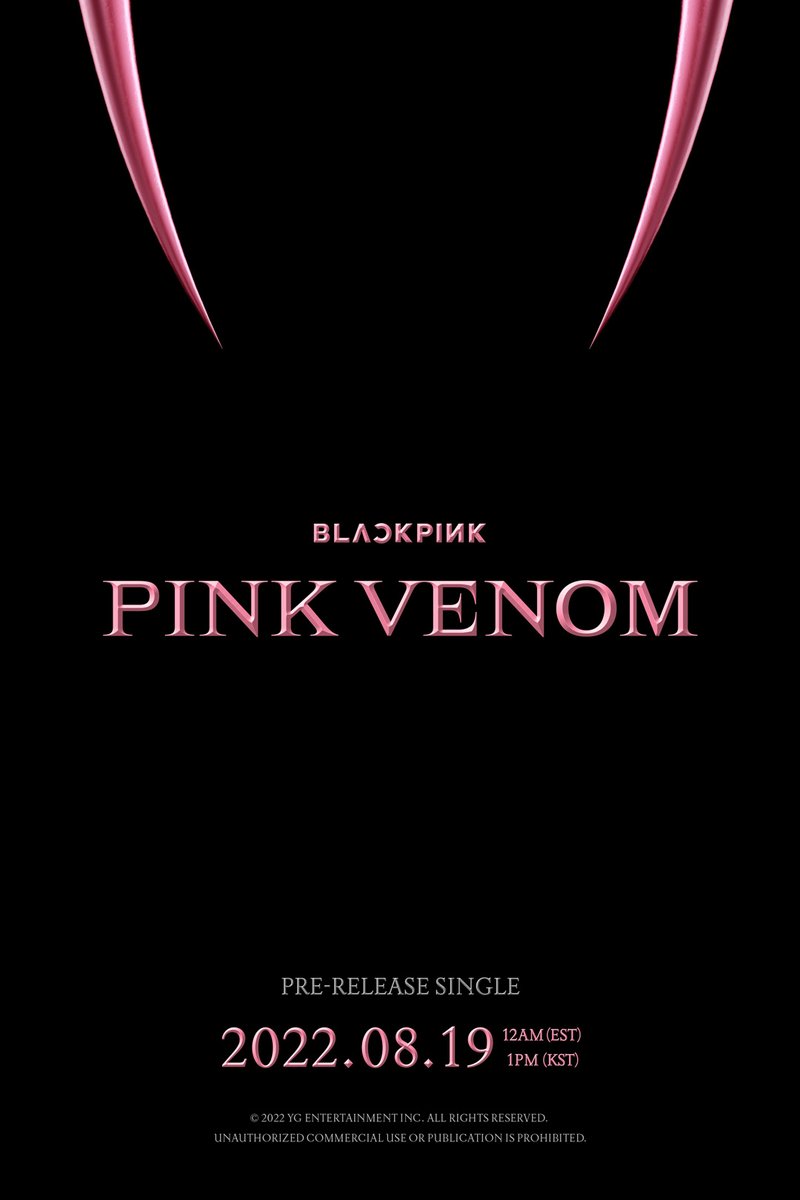 Blackpink Reveal New Single 'Pink Venom' Is Coming Soon