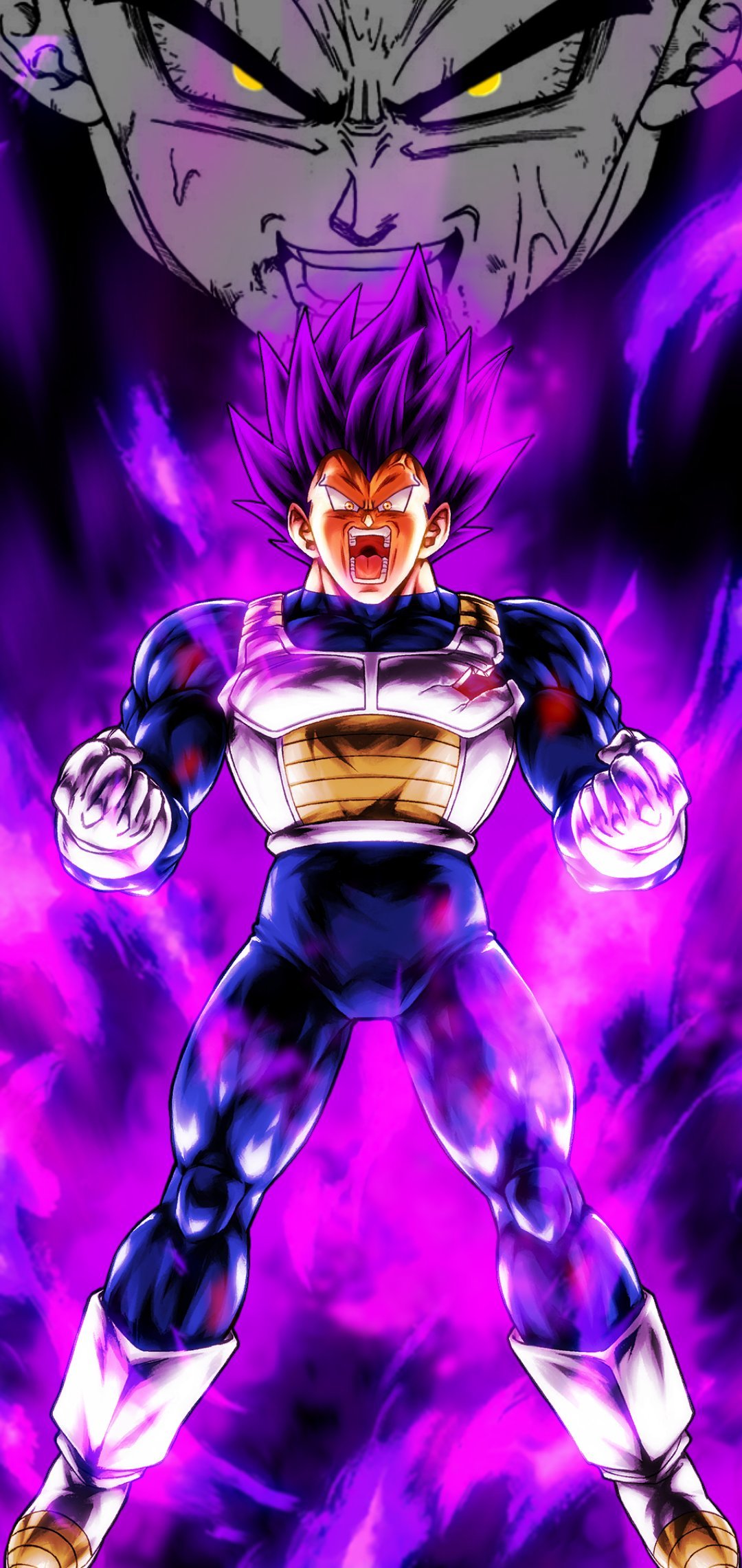Wojtaz Aka Terence THE THING TO GET A BATTLE CRAZED SAIYAN'S BLOOD PUMPING! Free To Use Ultra Ego (New Form) Vegeta Wallpaper!