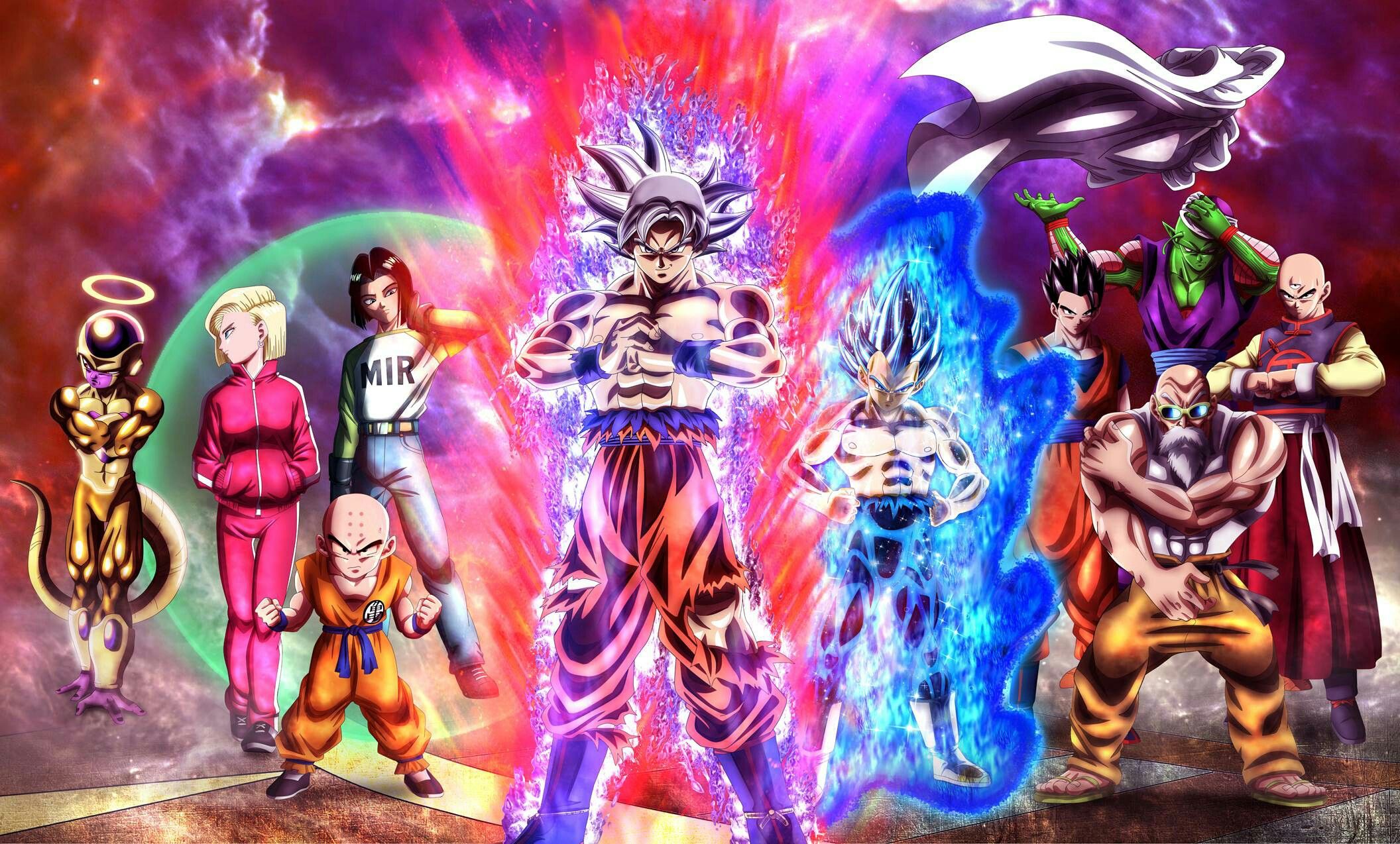 Team Universe 7 Full Power Manga Recreated Dragon Ball