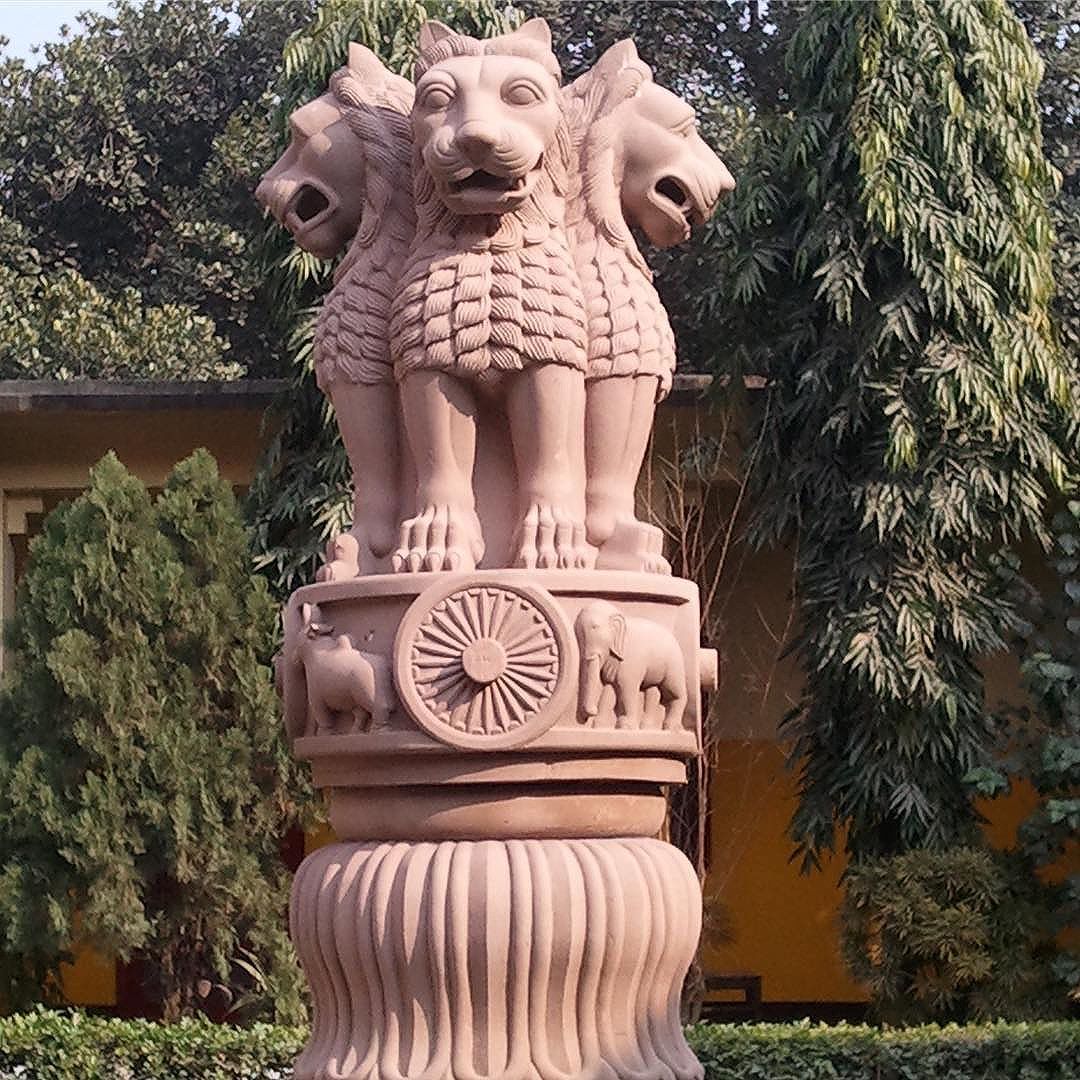 The National Emblem of India⠀ ⠀ At Sarnath Museum, Varanasi. . #asklocal #varanasi. Krishna wallpaper, Sculpture, Buddha statue