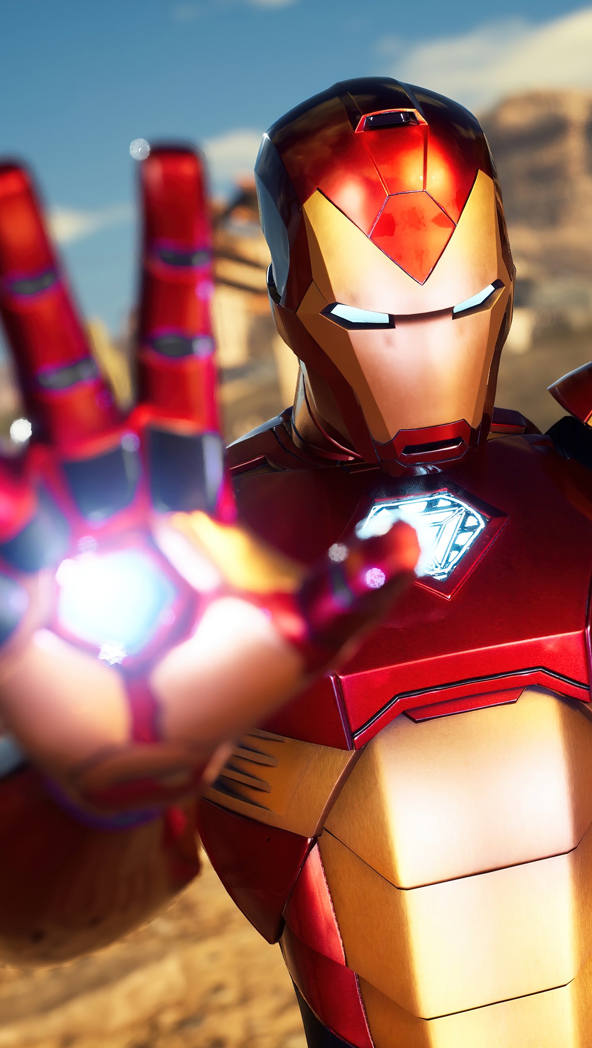 Iron Man Marvel's Midnight suns Wallpaper 4k Ultra HD