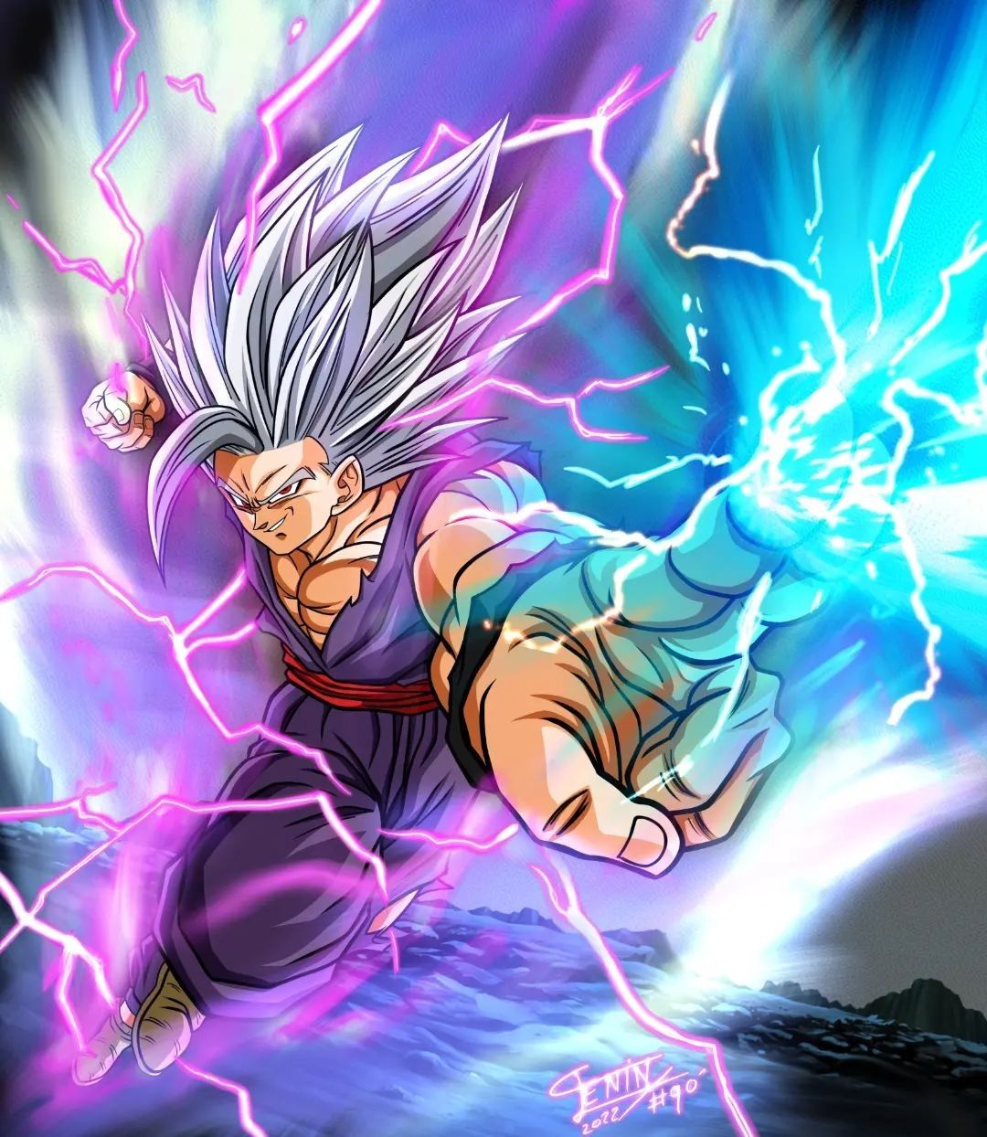 Gohan Beast form from Dragon Ball Super 4K wallpaper download