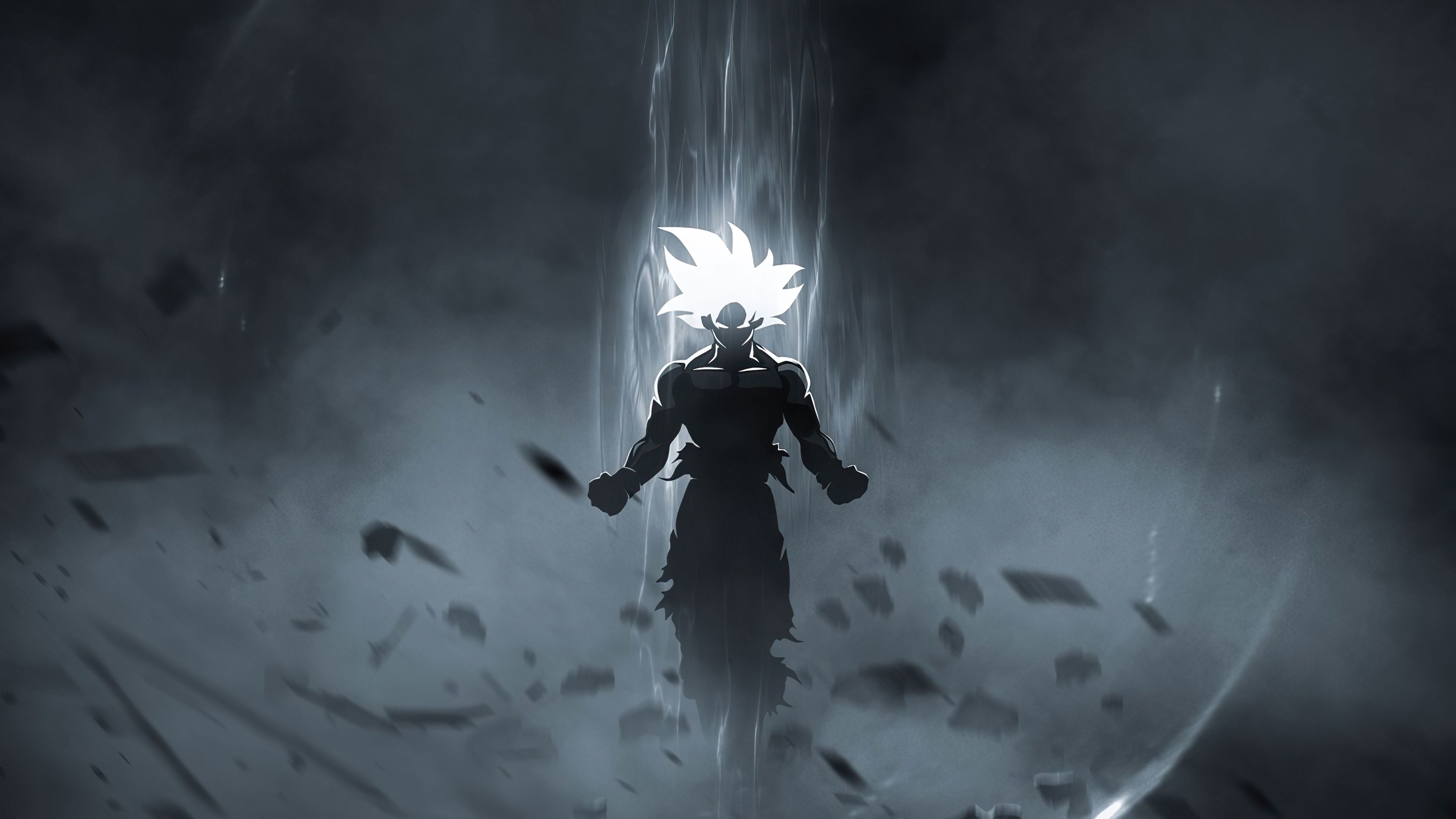 Goku MUI Fan Art [3840x2160]. Full credits to u/ itz_adeel. Goku ultra instinct wallpaper, Goku wallpaper iphone, Goku wallpaper