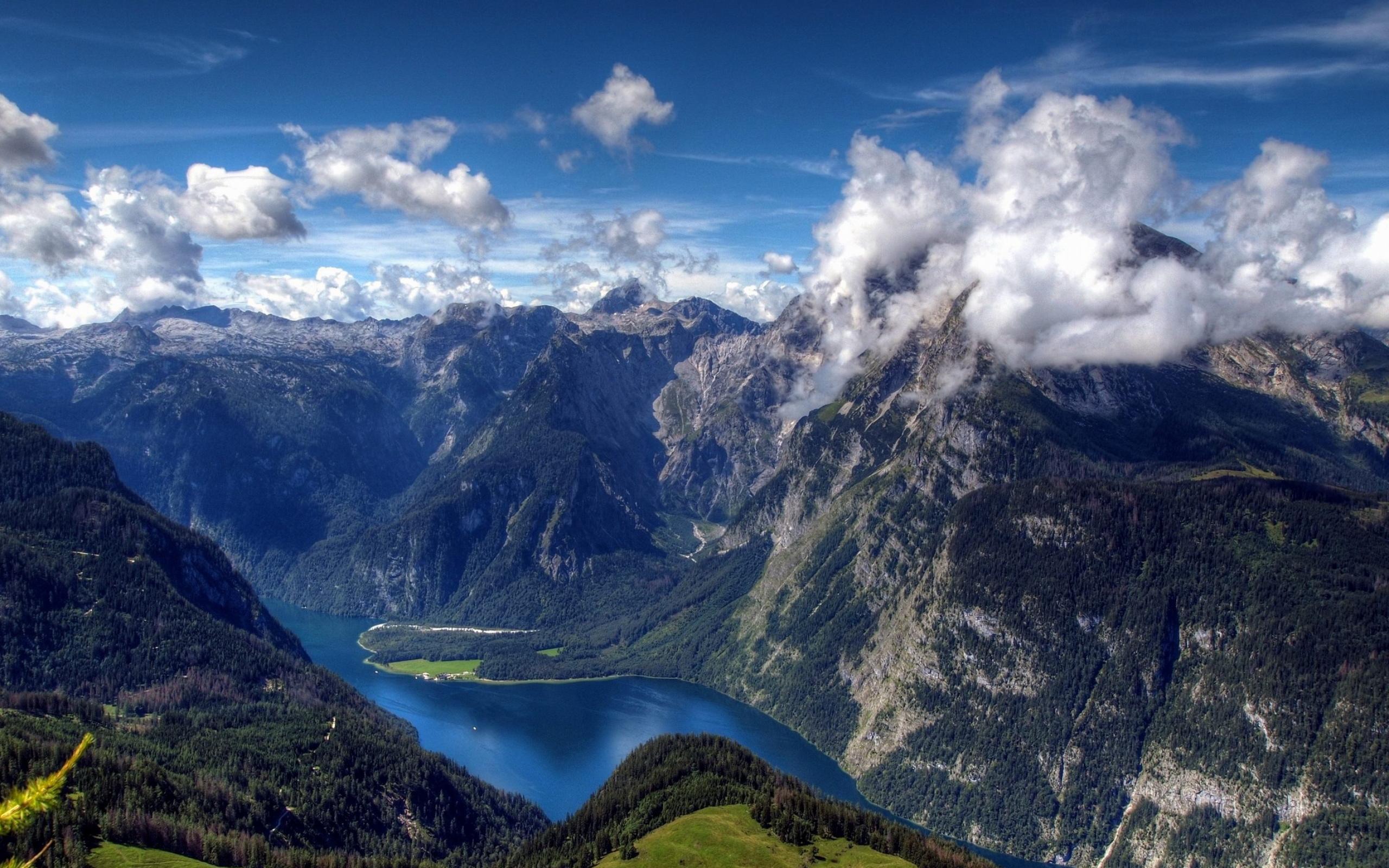 Alps Summer Landscape Wallpaper