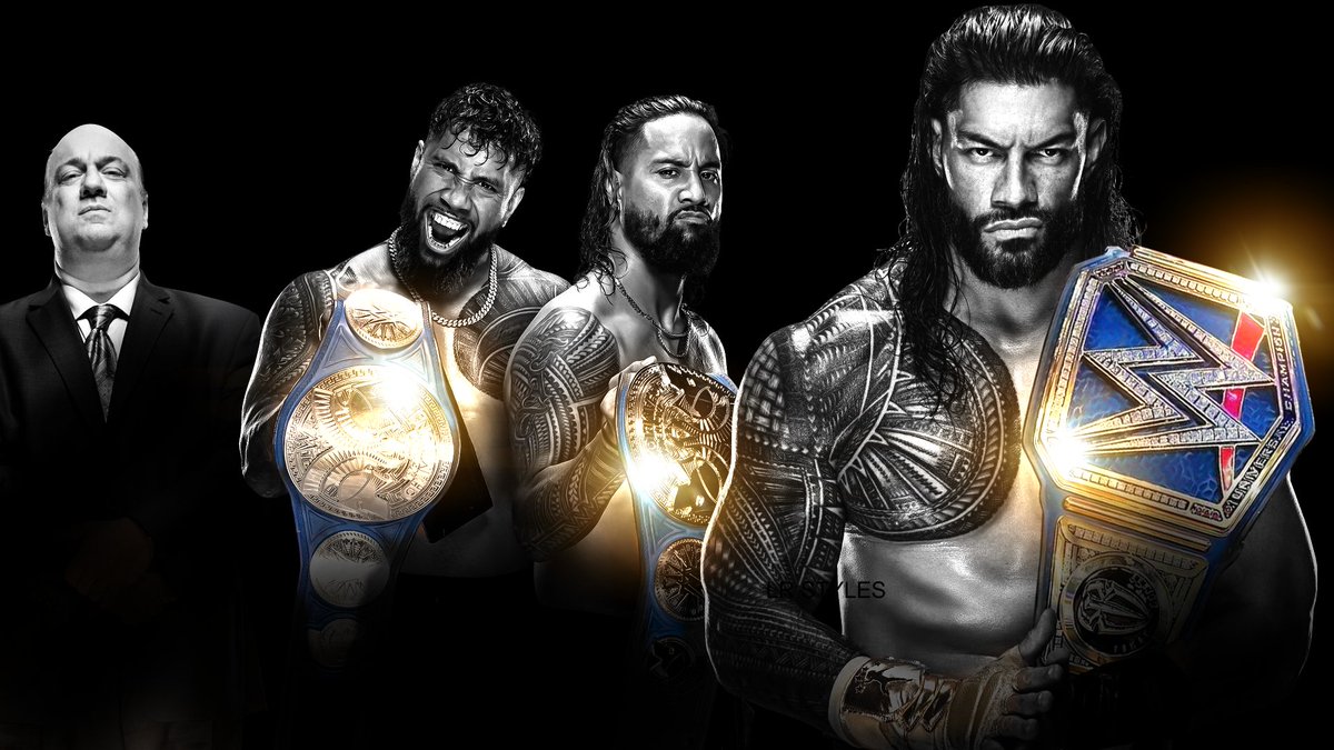 LR Way - #NewHeaderPic The Bloodline (Roman Reigns, The Usos and Paul Heyman) #WWE #SmackDown