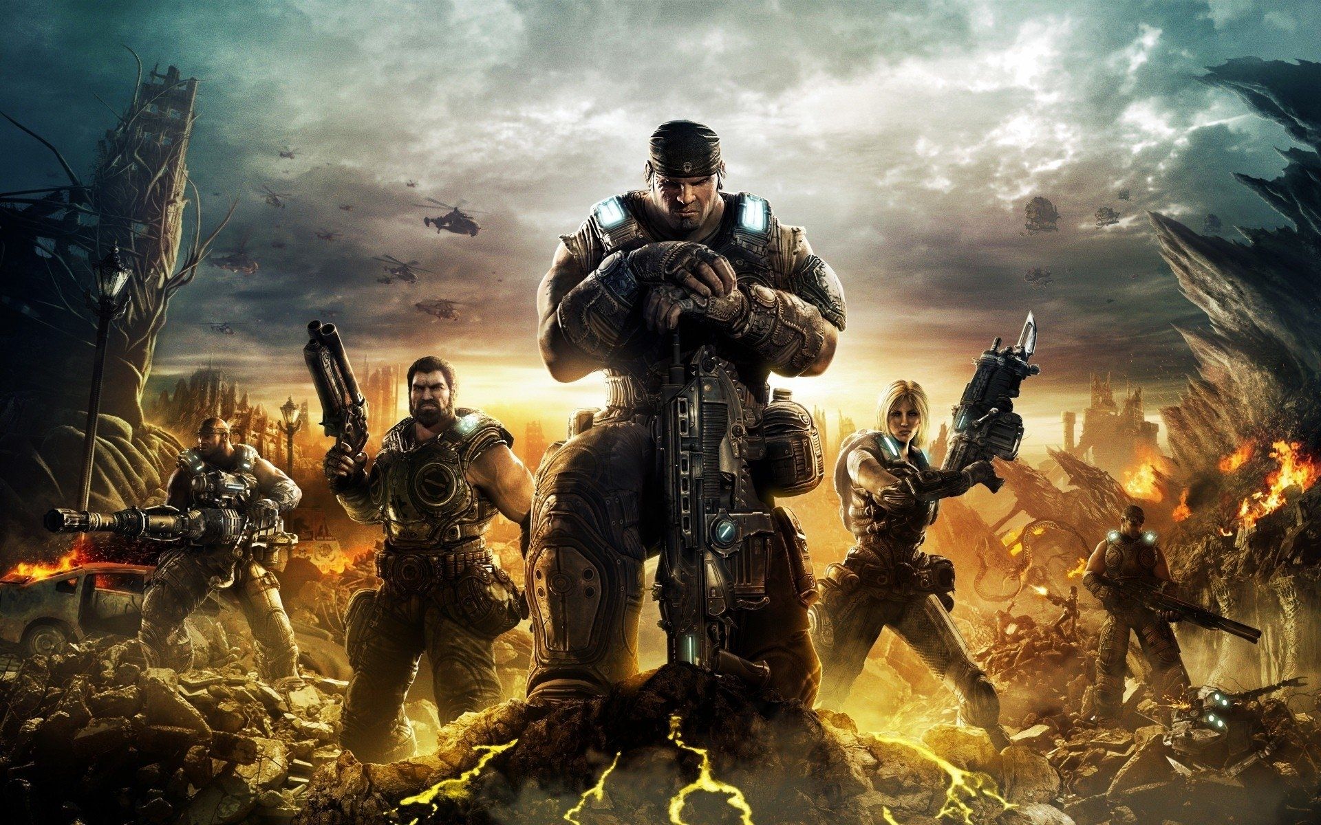 Best Gears Of War 3 Wallpaper FULL HD 1080p For PC Desktop. Gears of war, Online games, Obstacle course games