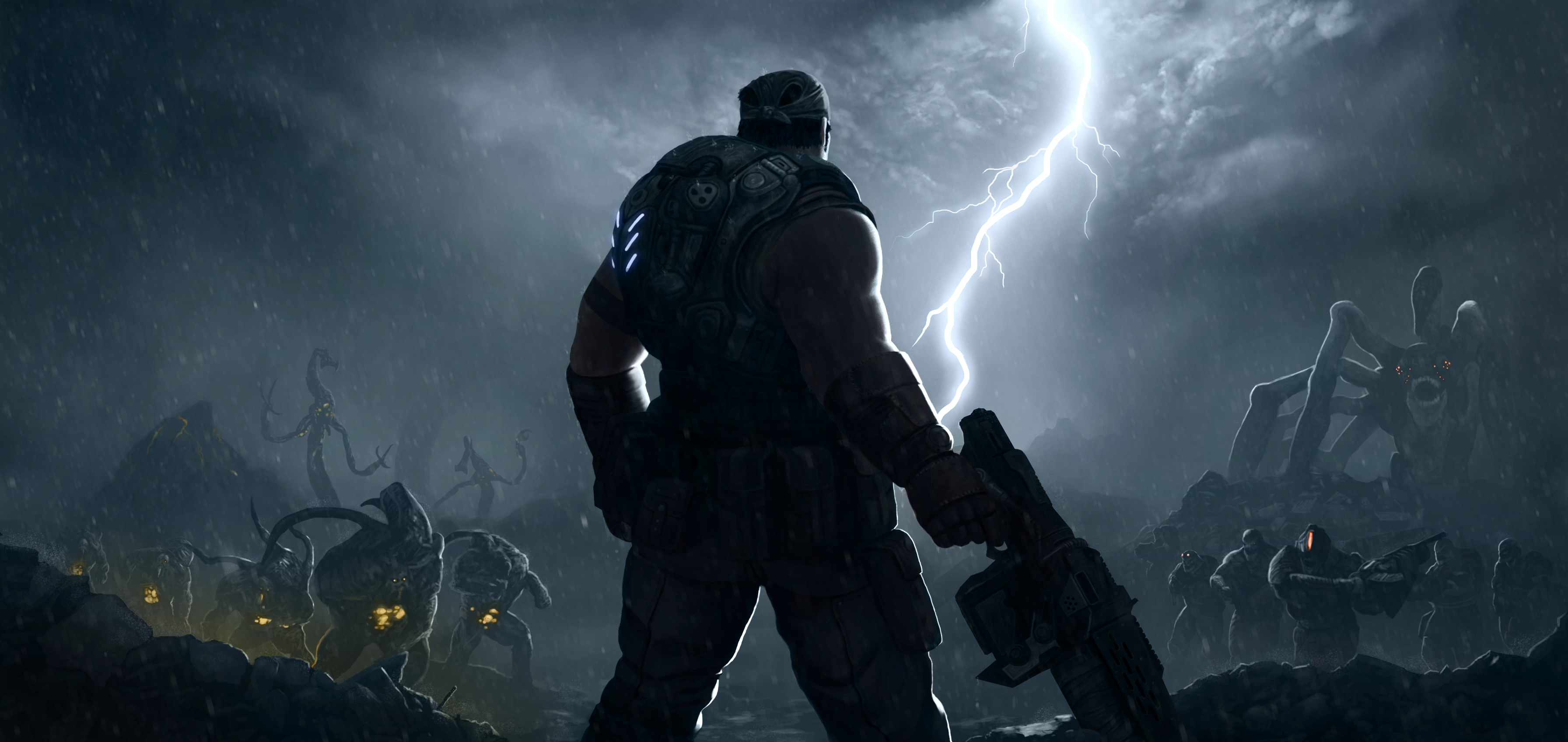 Free download Gears Of War 3 Computer Wallpaper Desktop Background 3584x1696 [3584x1696] for your Desktop, Mobile & Tablet. Explore Gears of War Wallpaper Desktop. Gears Of War 3 Wallpaper