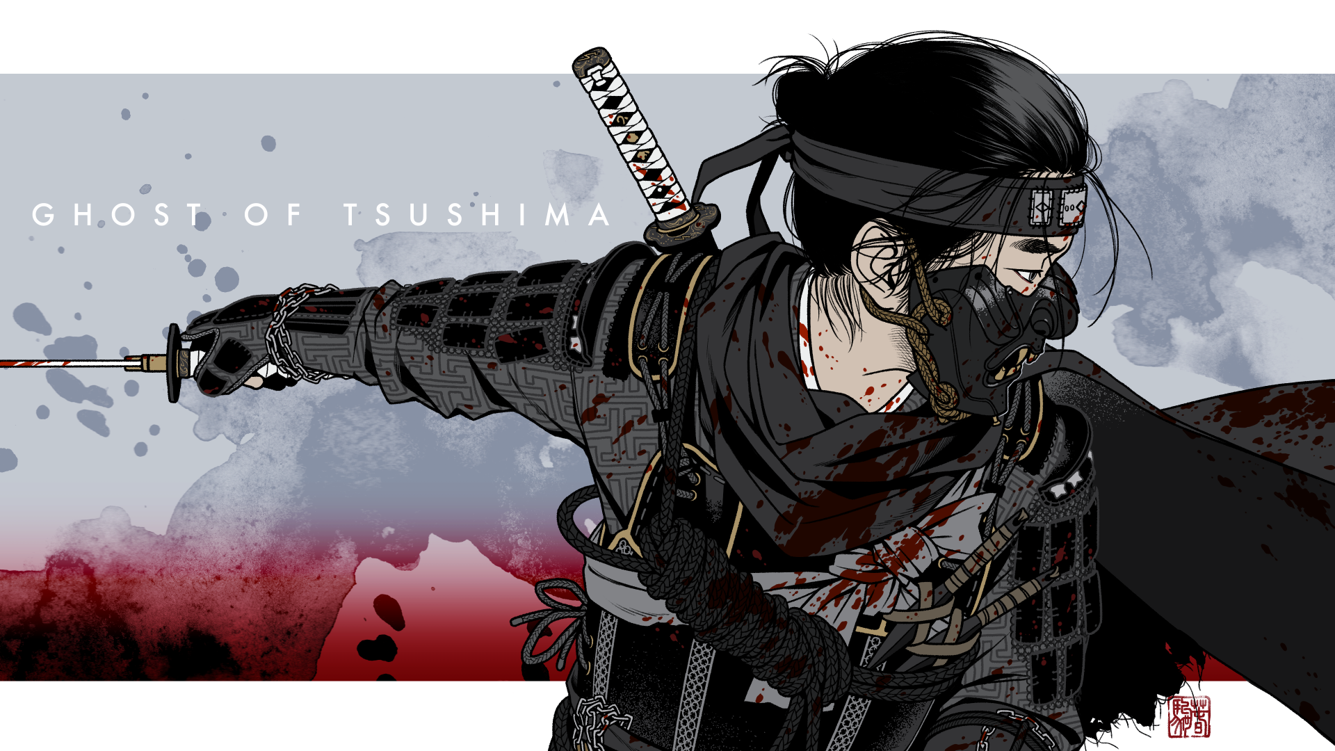 Jin Sakai of Tsushima Anime Image Board