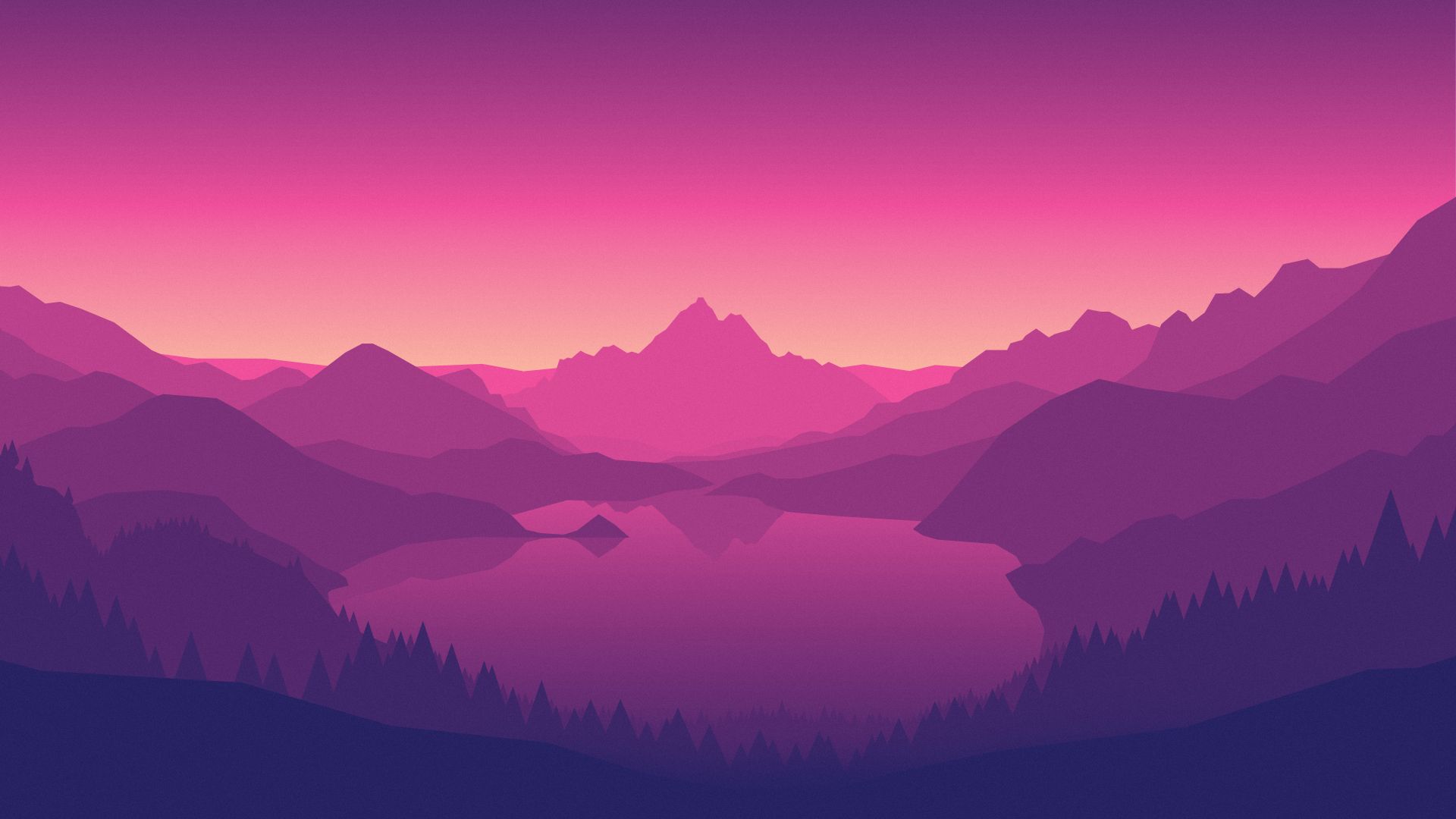 Landscape wallpaper, Purple wallpaper, Desktop wallpaper art