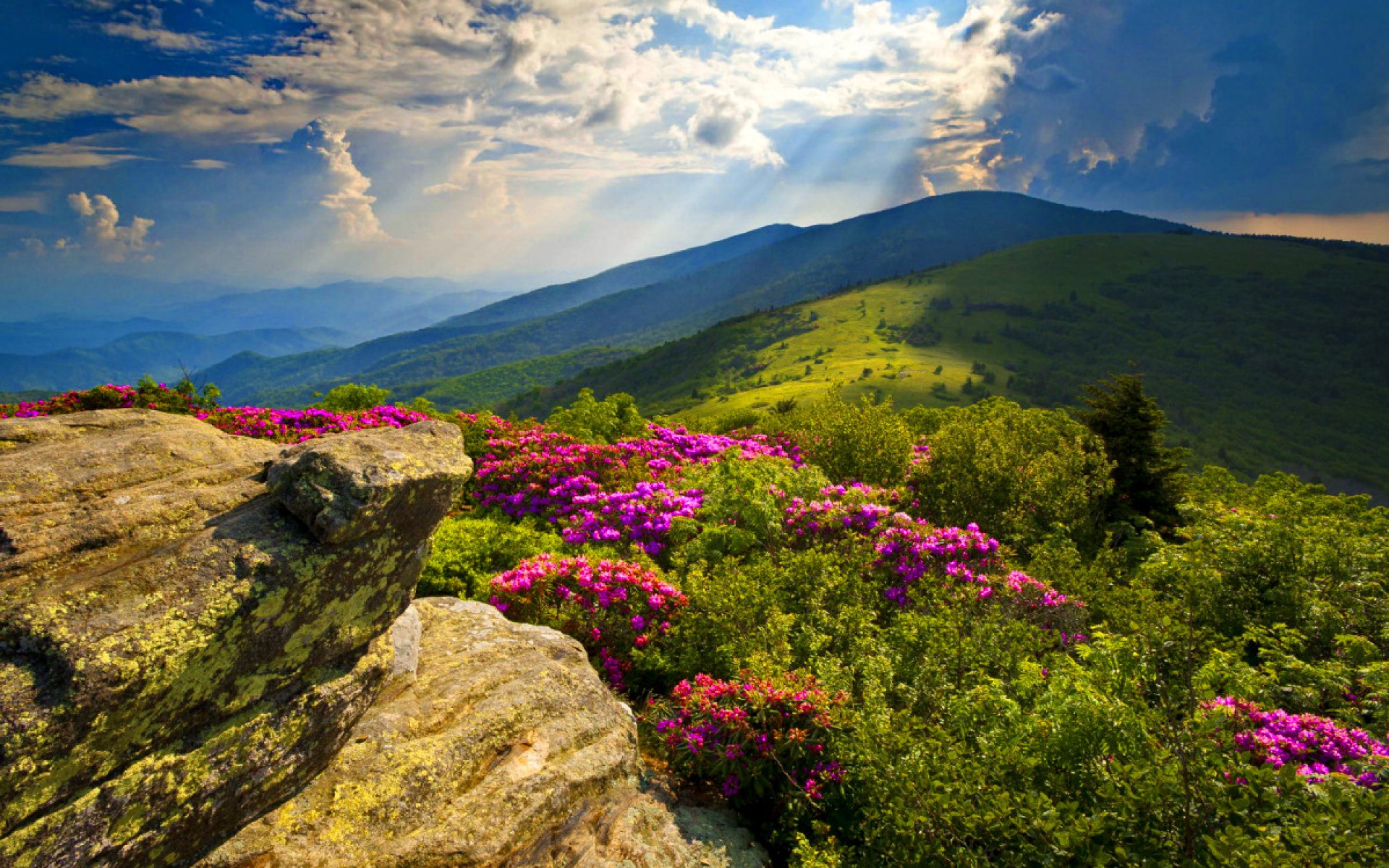 Blue Ridge Mountains Desktop Wallpaper