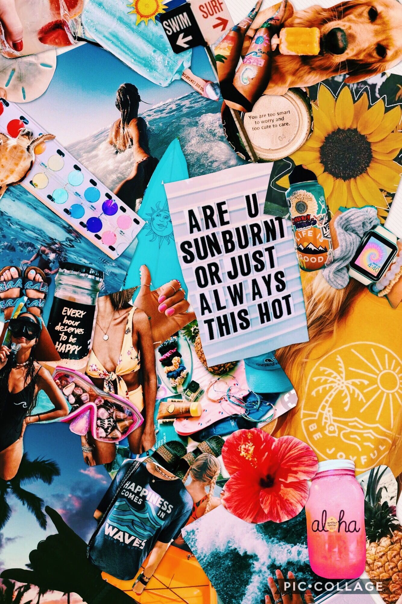 Beach Themed Quotes Wallpaper