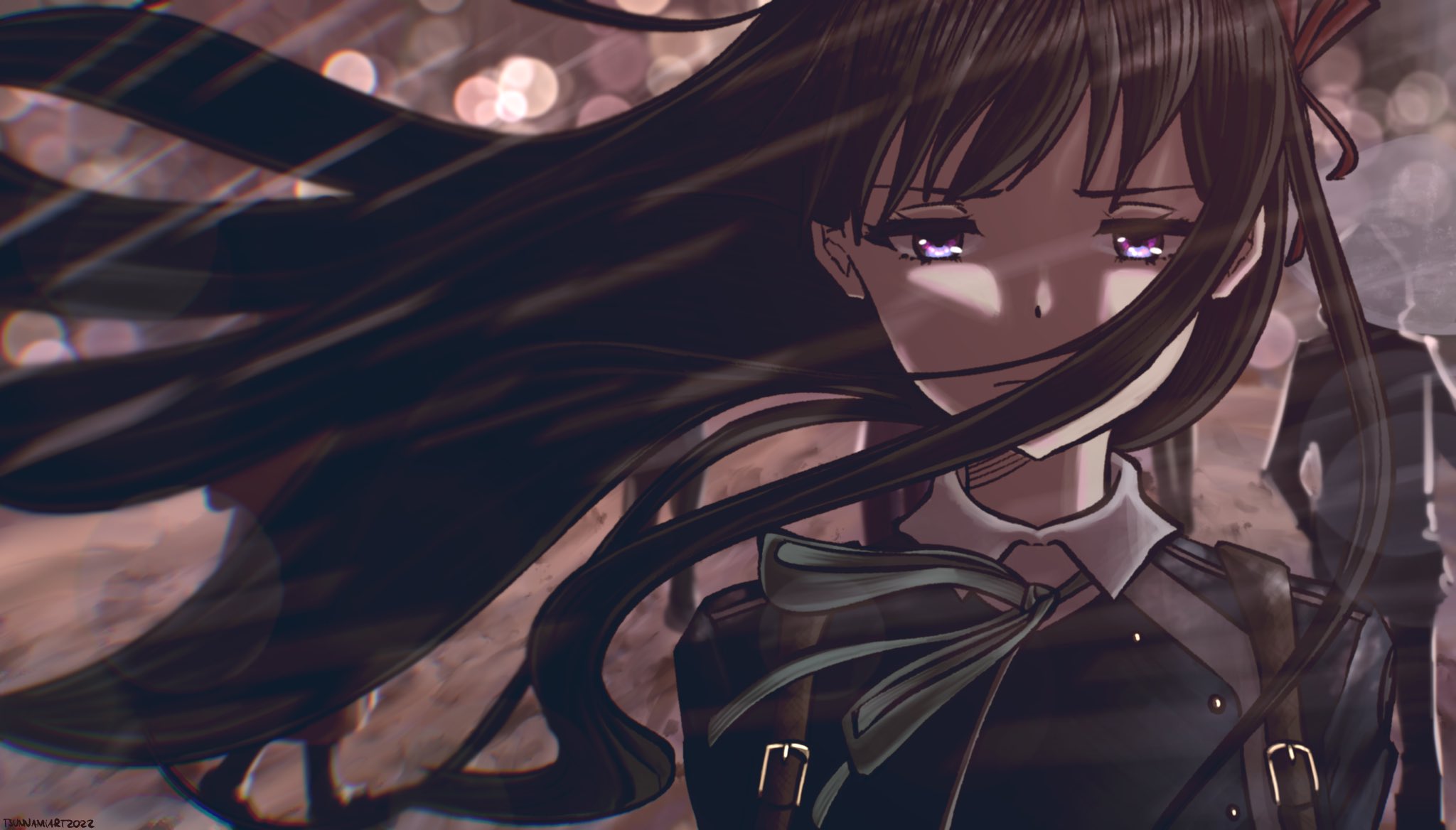 inoue takina (lycoris recoil) drawn