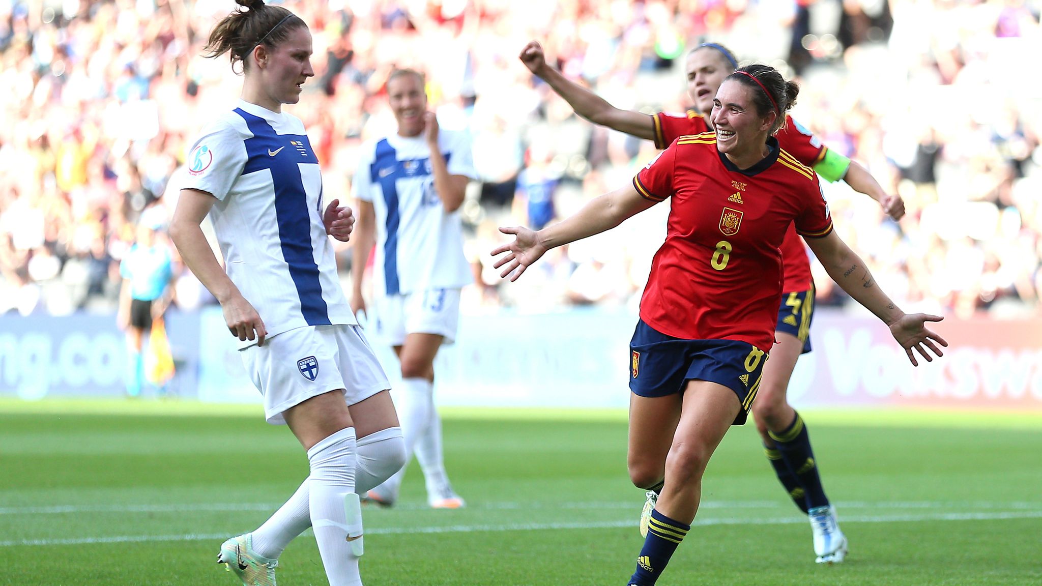 Spain Women 4 1 Finland Women: Much Fancied Spain Overturn Early Deficit To Start Euros Campaign With Win