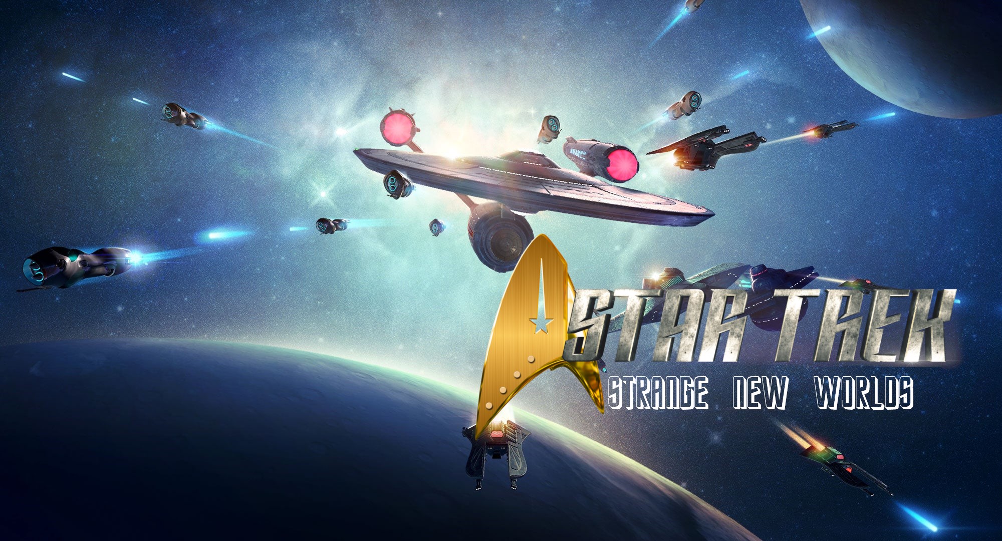 Star Trek Strange New Worlds movie space planets and alien image HD  wallpaper download