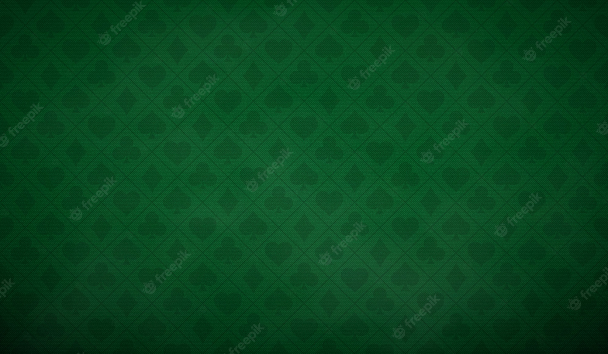 Premium Vector. Poker table background in green color