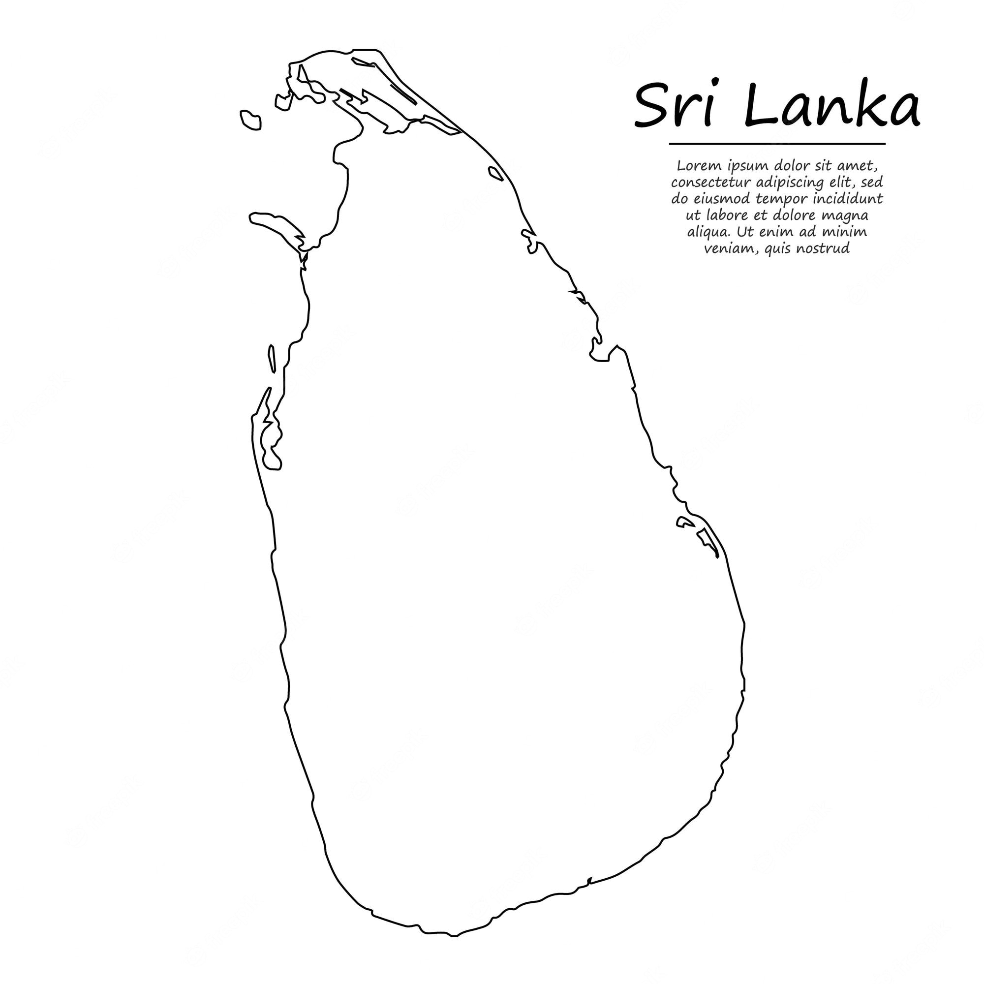 Sri Lanka Map Image. Free Vectors, & PSD
