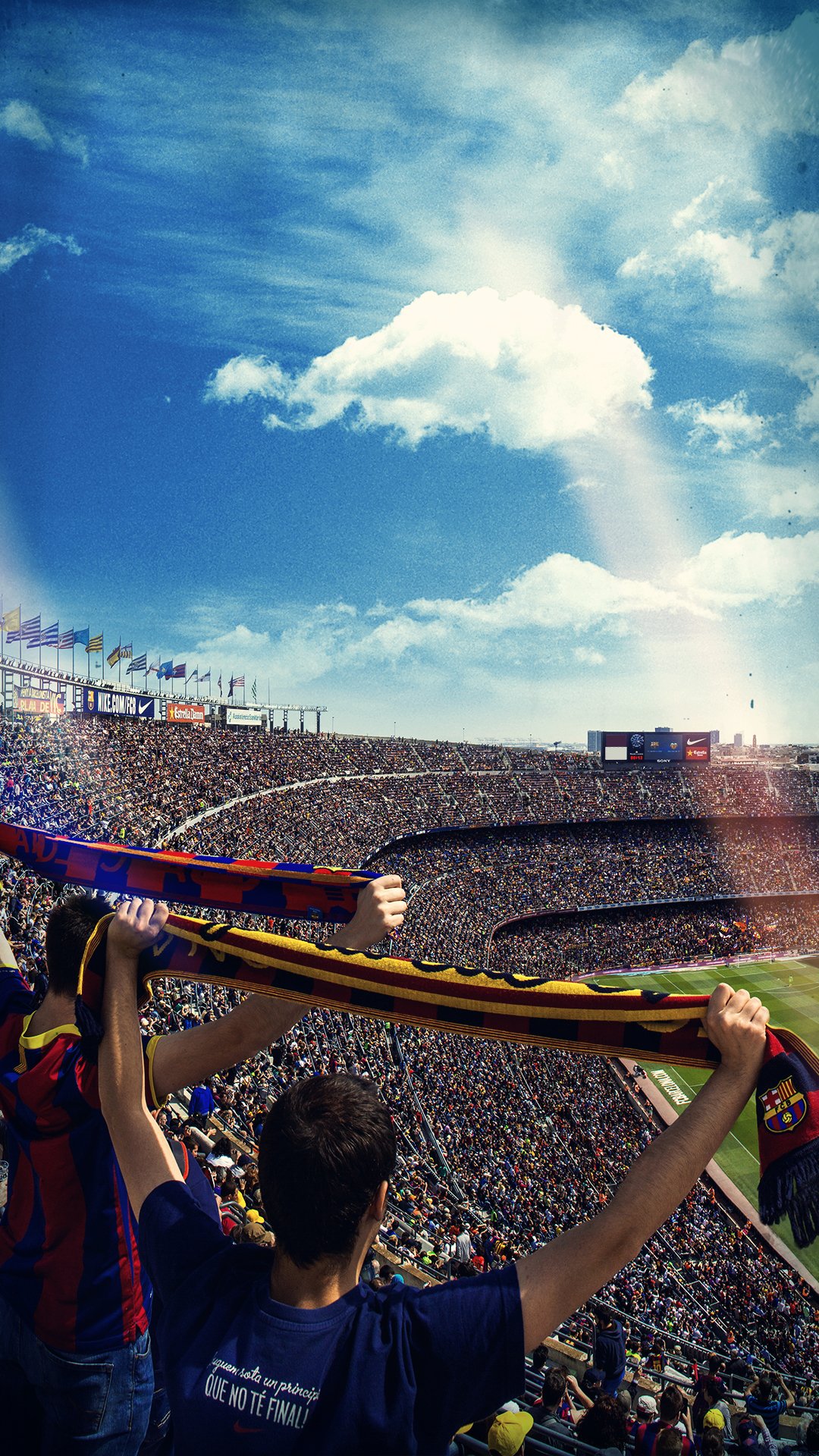 FC Barcelona - #WallpaperWednesday. The only question is: Home screen, Lock screen, or both?