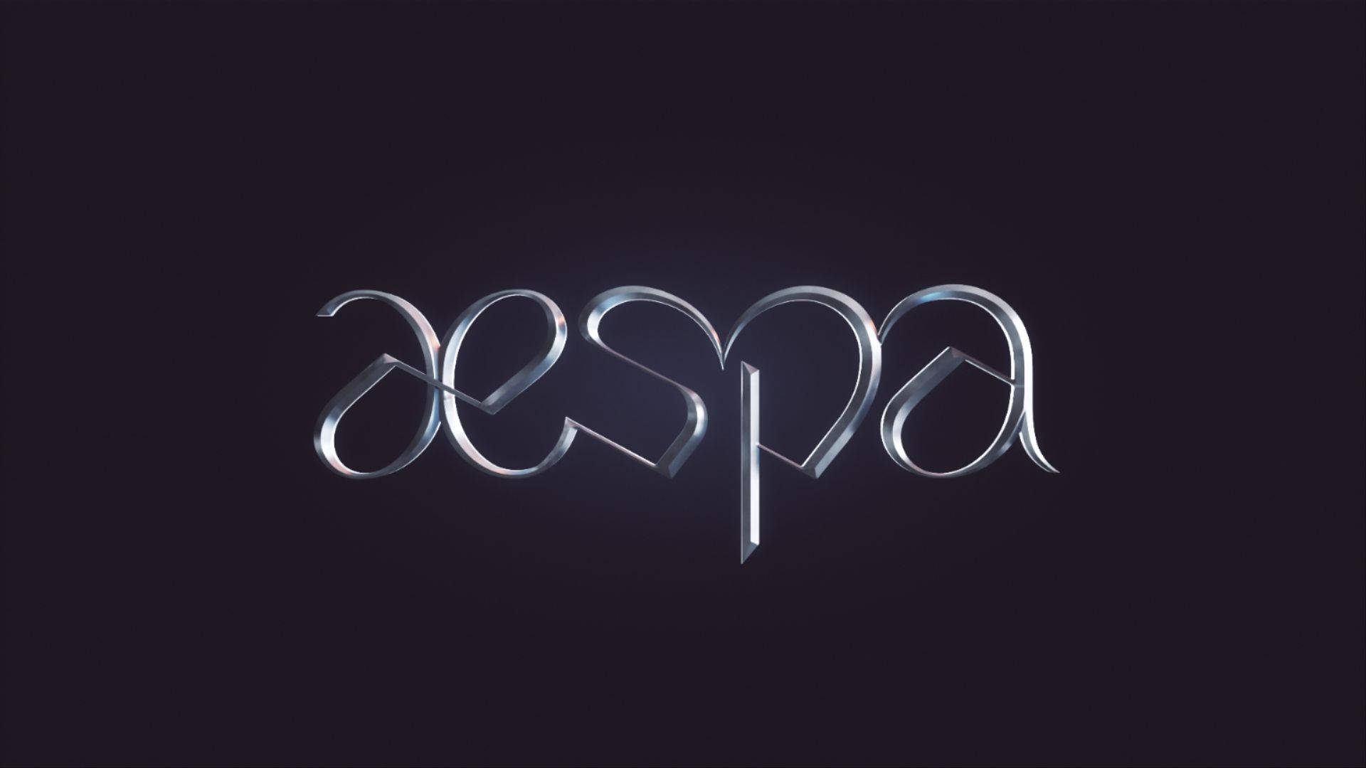Download Aespa Crystal Logo Wallpaper