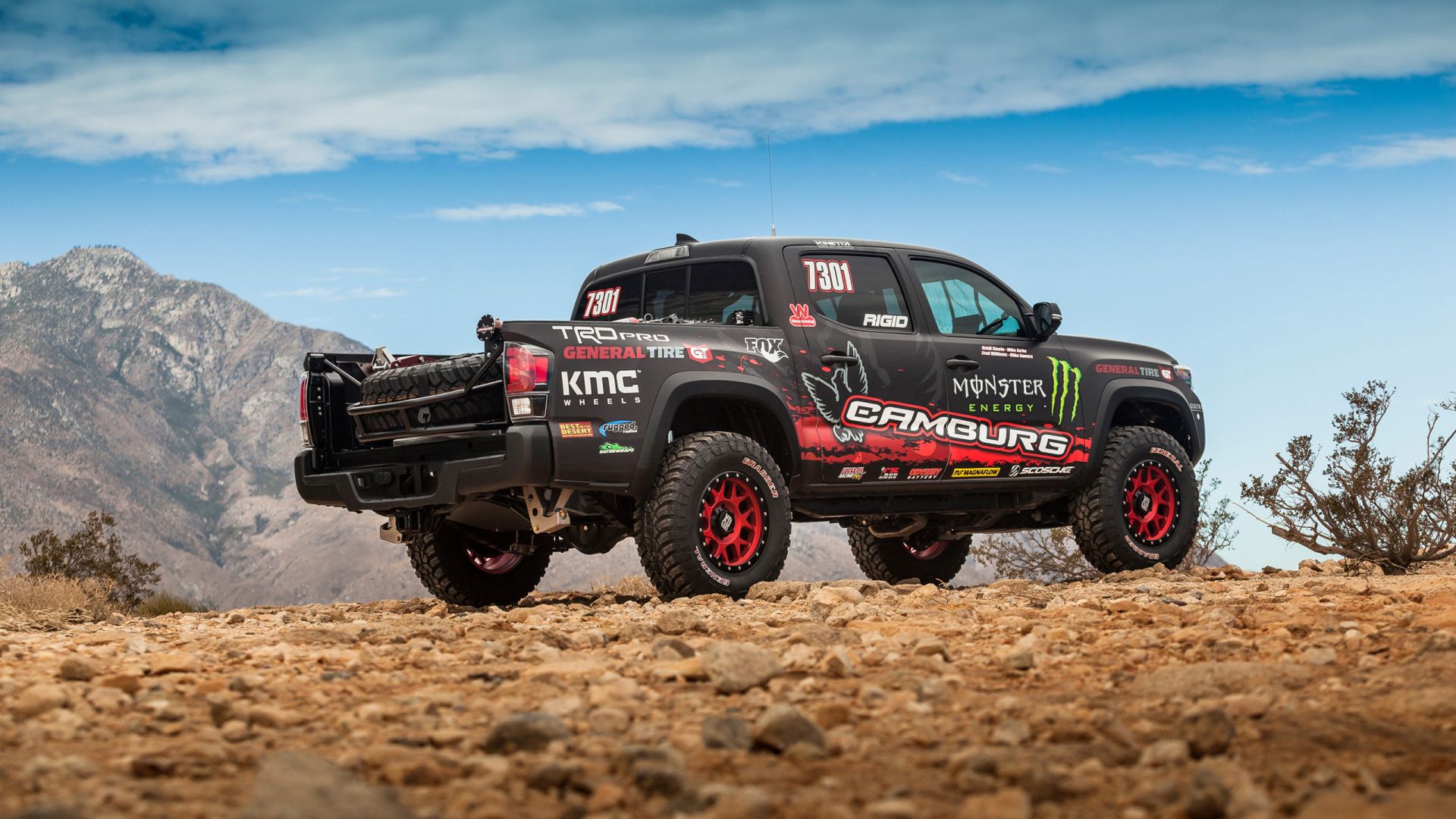 Desktop Wallpaper Toyota Tacoma, Race Truck, HD Image, Picture, Background, Y2gca