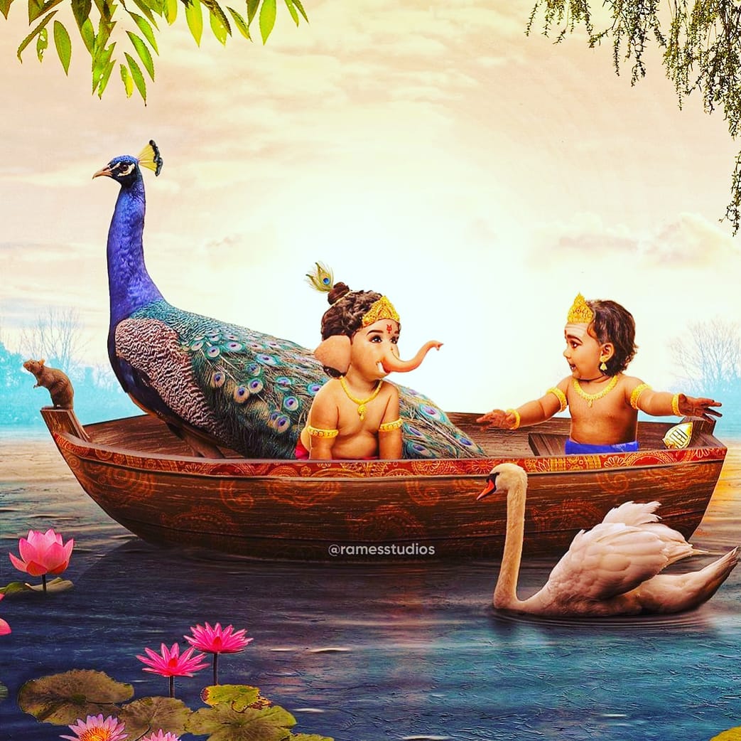 Creative Vector Illustration Of Lord Krishna For Krishna, 47% OFF