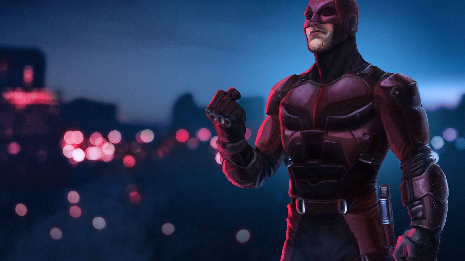 Desktop Wallpaper Daredevil, Superhero, Marvel Comics, Artwork, HD Image, Picture, Background, 7 Xr I