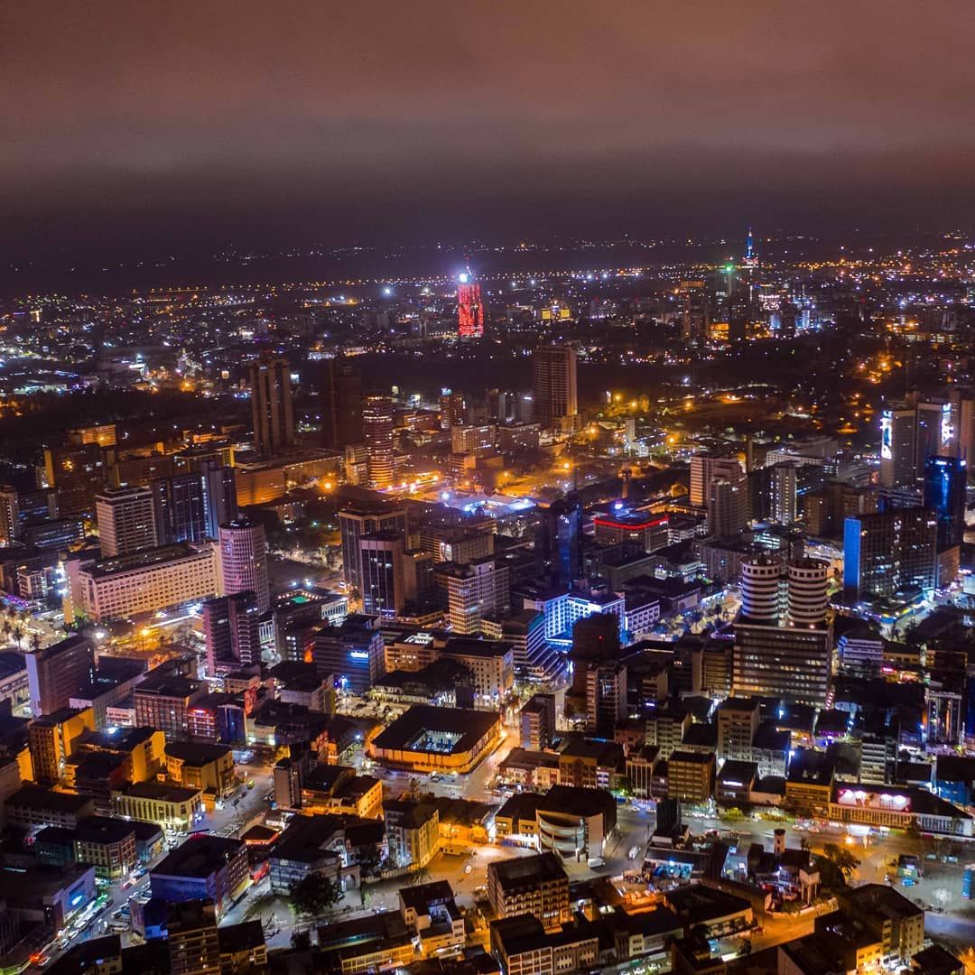 Nairobi at night #city #cities #buildings #photography. Nairobi city, Nairobi, Places to travel