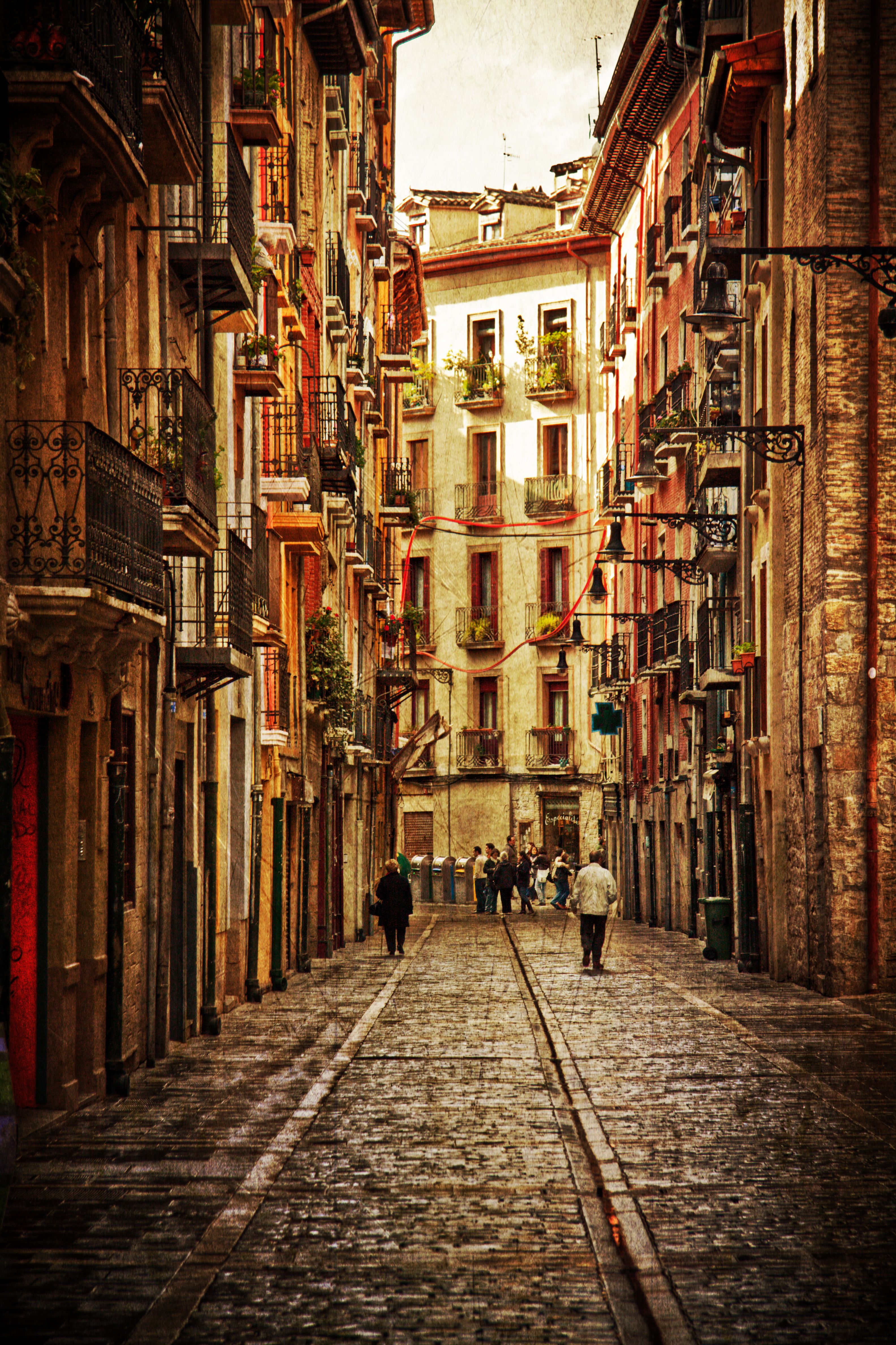 Quiet Streets of Pamplona, Spain. Pamplona spain, Pamplona, Places