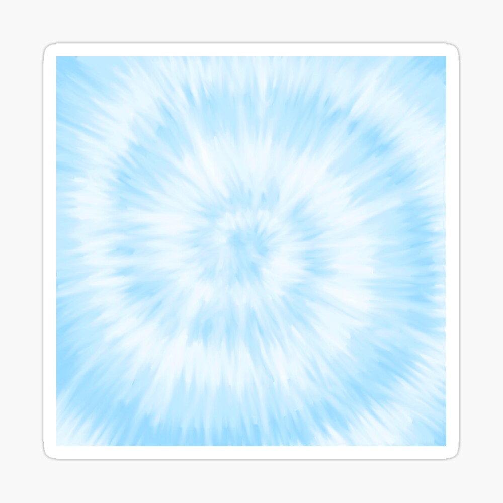 Blue Tie Dye Wallpaper Canvas Print By Pastel PaletteD