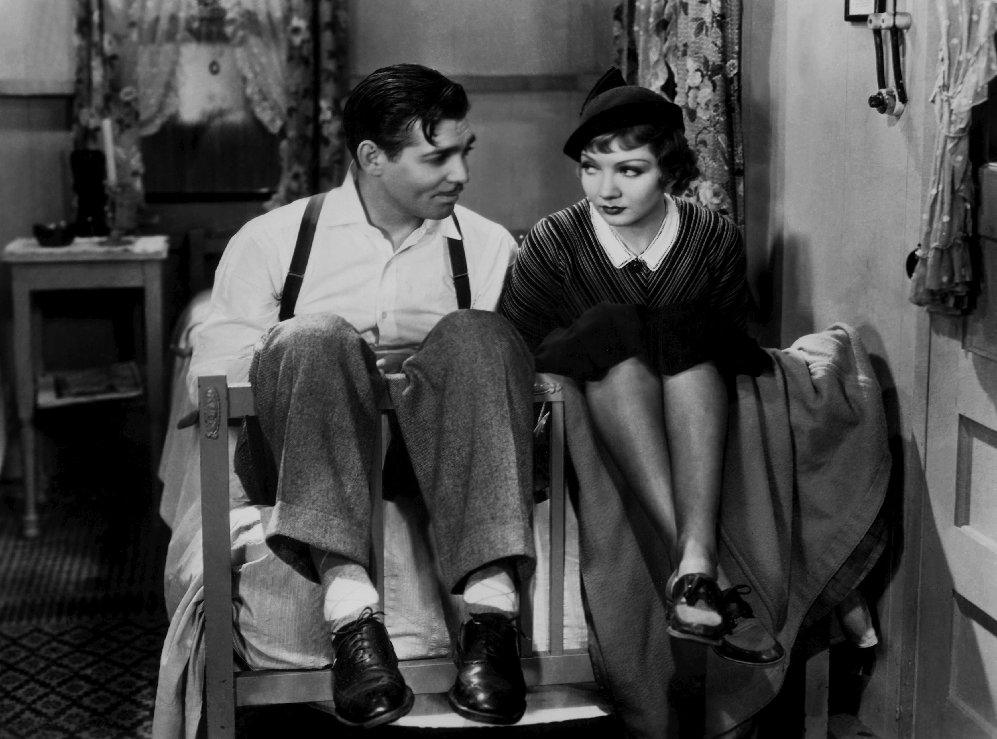 Clark Gable in It Happened One Night BAMF Style