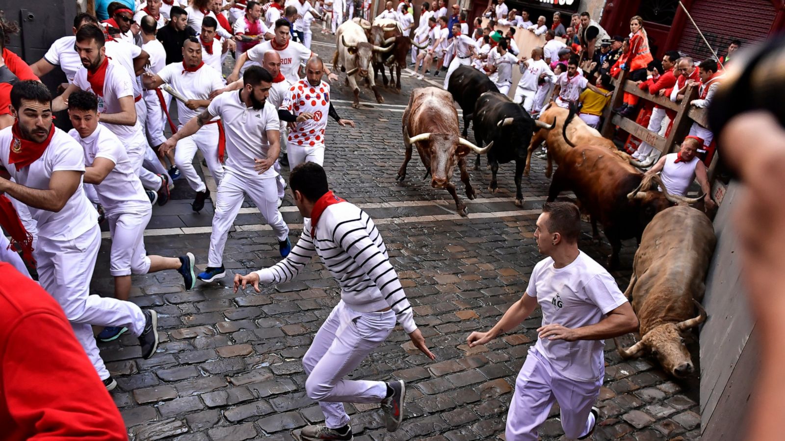 Bulls run in Pamplona for 1st time since 2019; no one gored