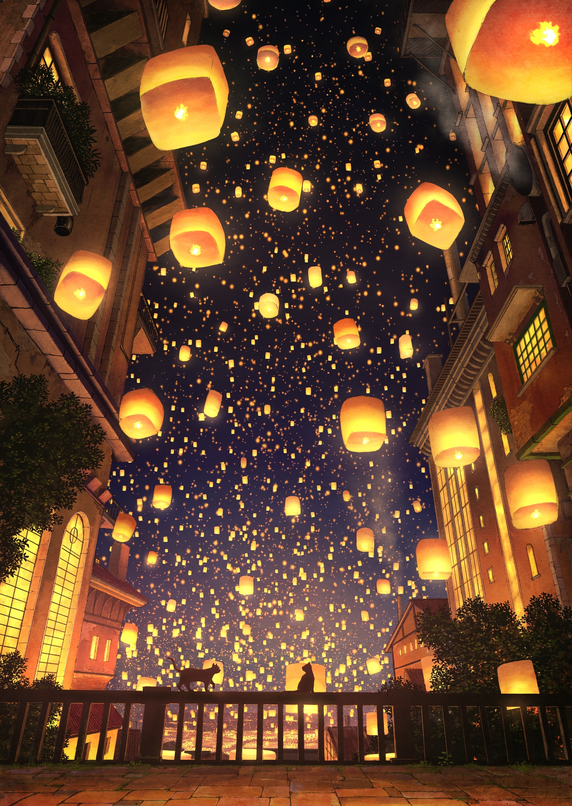 Anime lantern festival HD wallpapers | Pxfuel