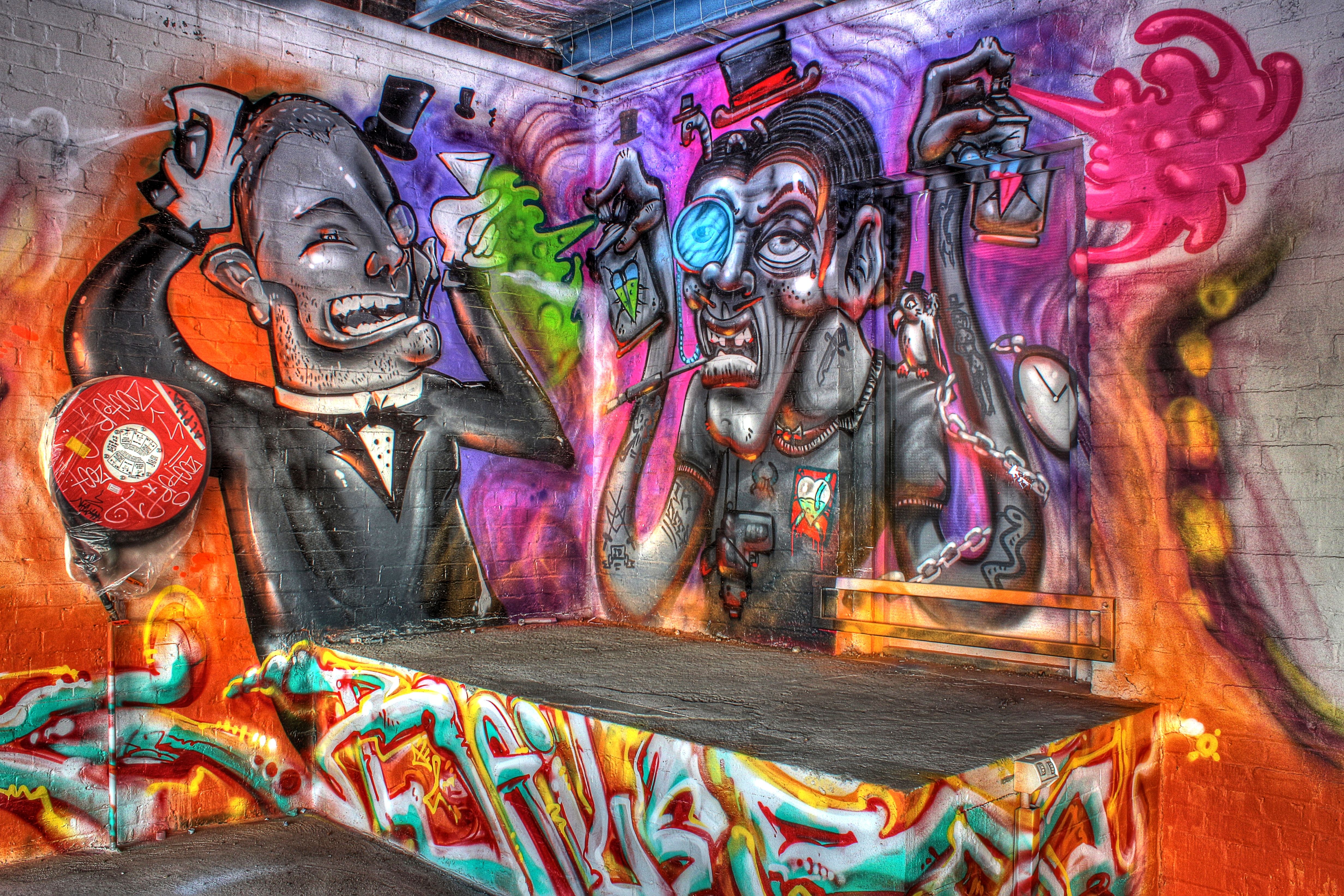 4K Street Art Wallpaper and Background Image