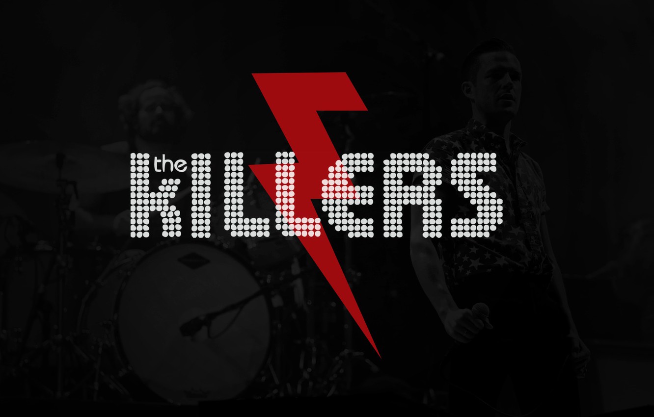 Wallpaper music, rock, logo, Flowers, band, battle, song, born, The Killers, Brandon image for desktop, section музыка
