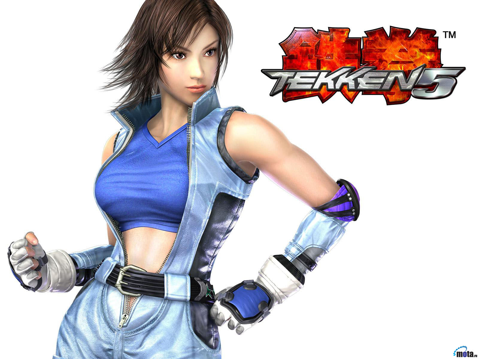Download Wallpaper white tekken 5 asuka kasama kazama, 1600x1200, Tekken 5 ( Asuka Kazama)