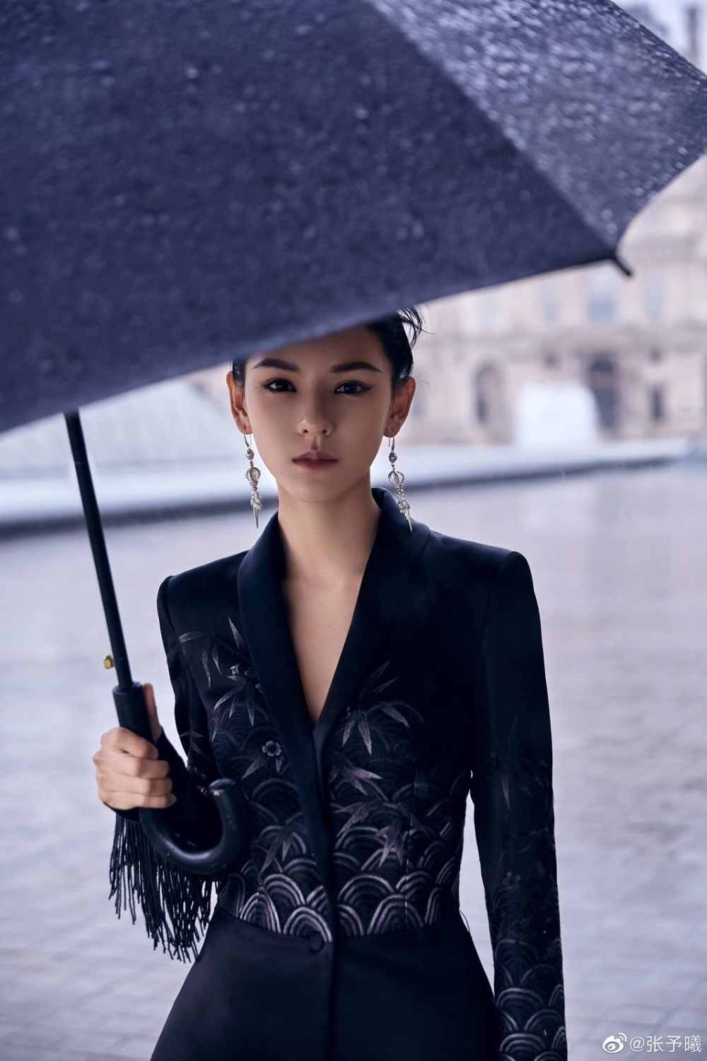 Zhang Yuxi in Paris for fashion week