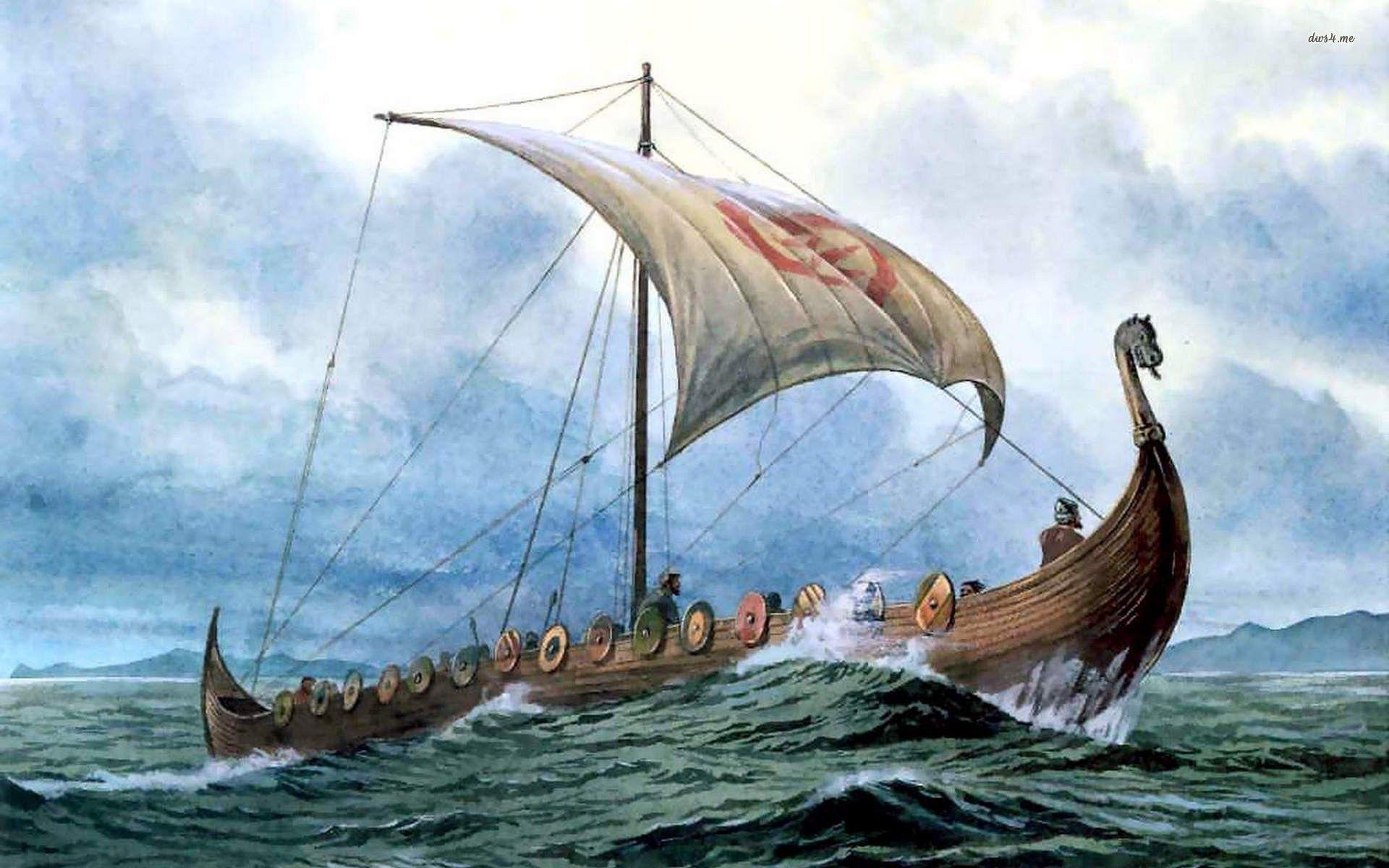 Viking Boat Wallpaper Free Viking Boat Background