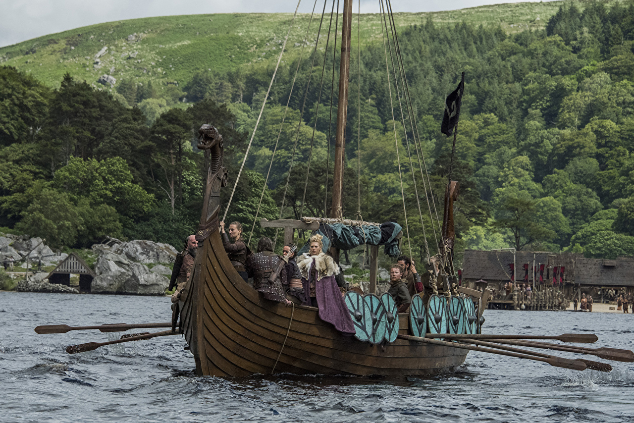 Wallpaper Vikings (TV series) Viking ships film Ships