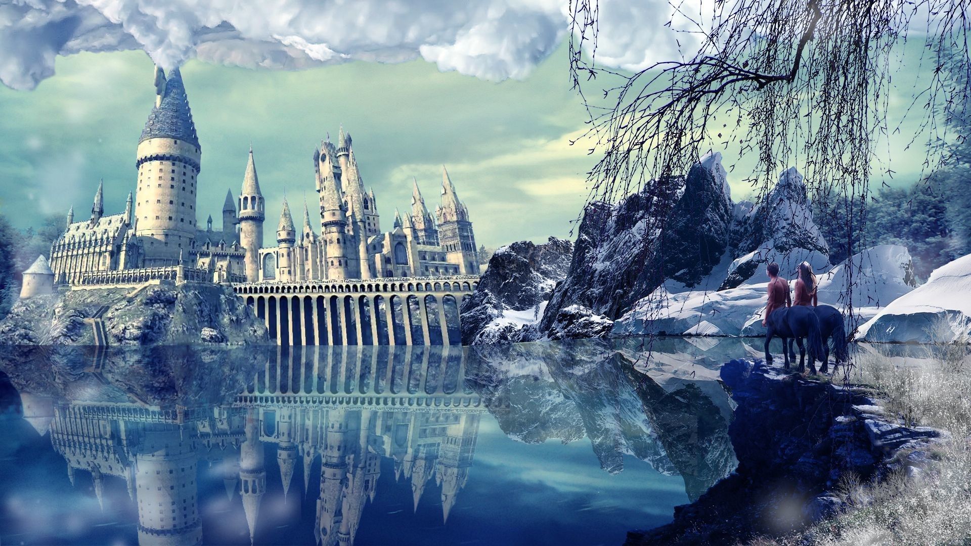 Hogwarts Landscape Wallpaper